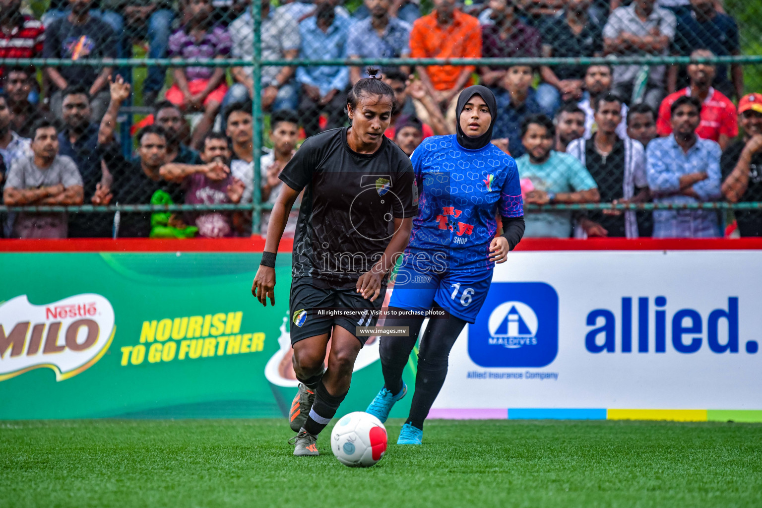 DSC vs Club MYS in Eighteen Thirty Women's Futsal Fiesta 2022 was held in Hulhumale', Maldives on Friday, 14th October 2022. Photos: Nausham Waheed / images.mv