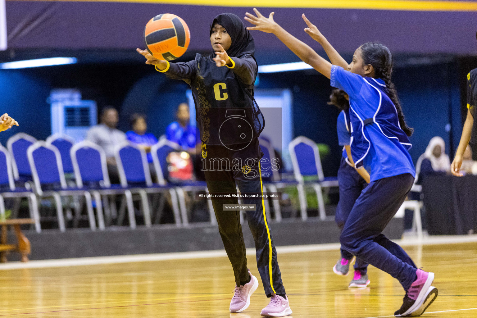 Day4 of 24th Interschool Netball Tournament 2023 was held in Social Center, Male', Maldives on 30th October 2023. Photos: Nausham Waheed / images.mv