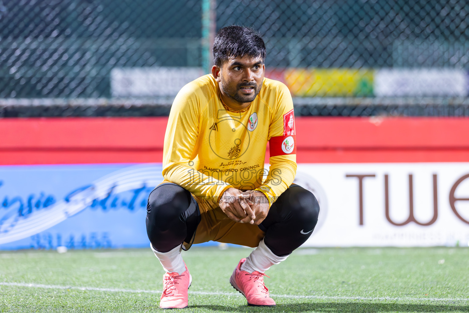 N Holhudhoo vs N Miladhoo in Noonu Atoll Final in Day 24 of Golden Futsal Challenge 2025 was held on Tuesday , 28th January 2025, in Hulhumale', Maldives. Photos: Ismail Thoriq / images.mv