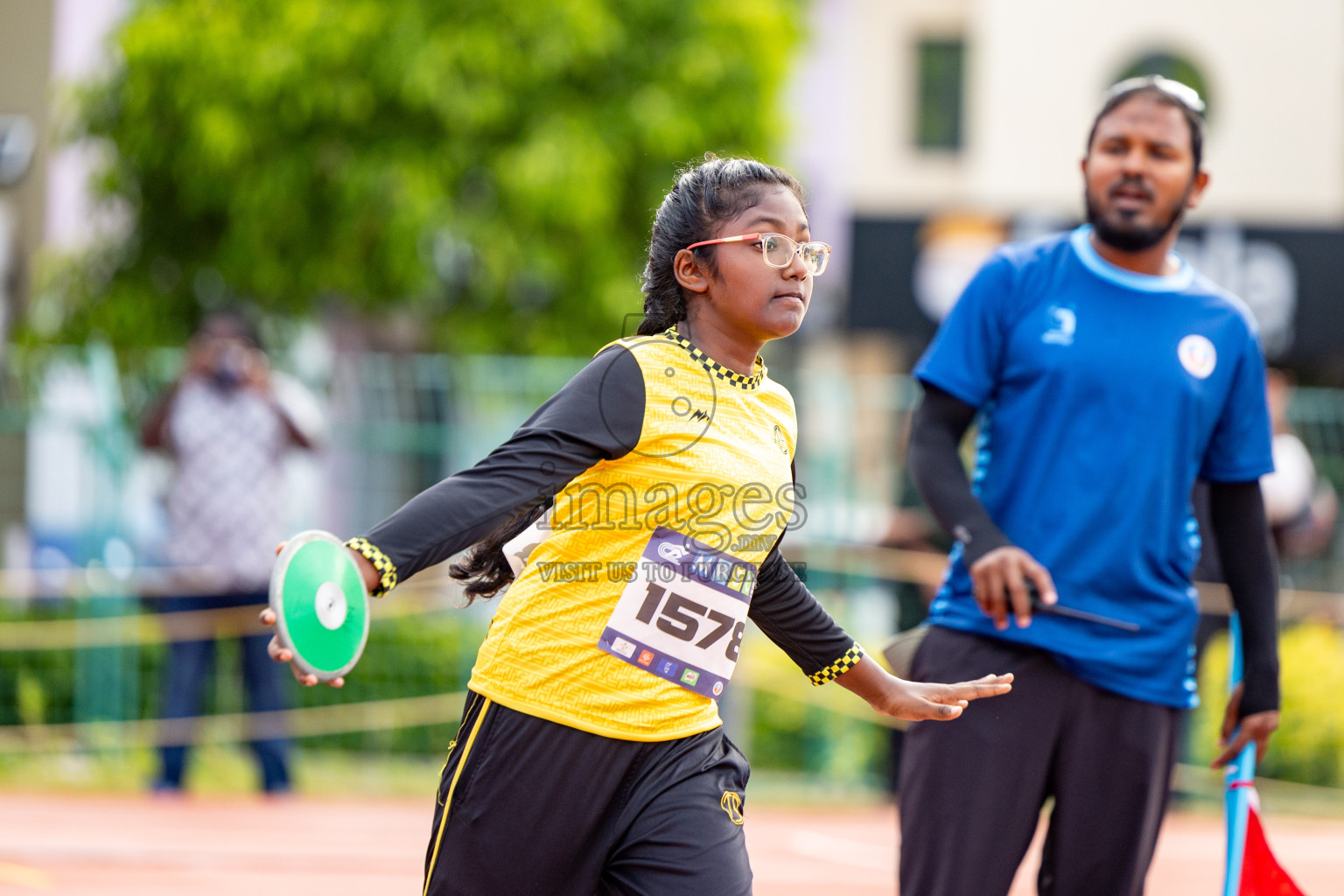 Day 2 of MWSC Interschool Athletics Championships 2024 held in Hulhumale Running Track, Hulhumale, Maldives on Sunday, 10th November 2024. 
Photos by:  Hassan Simah / Images.mv