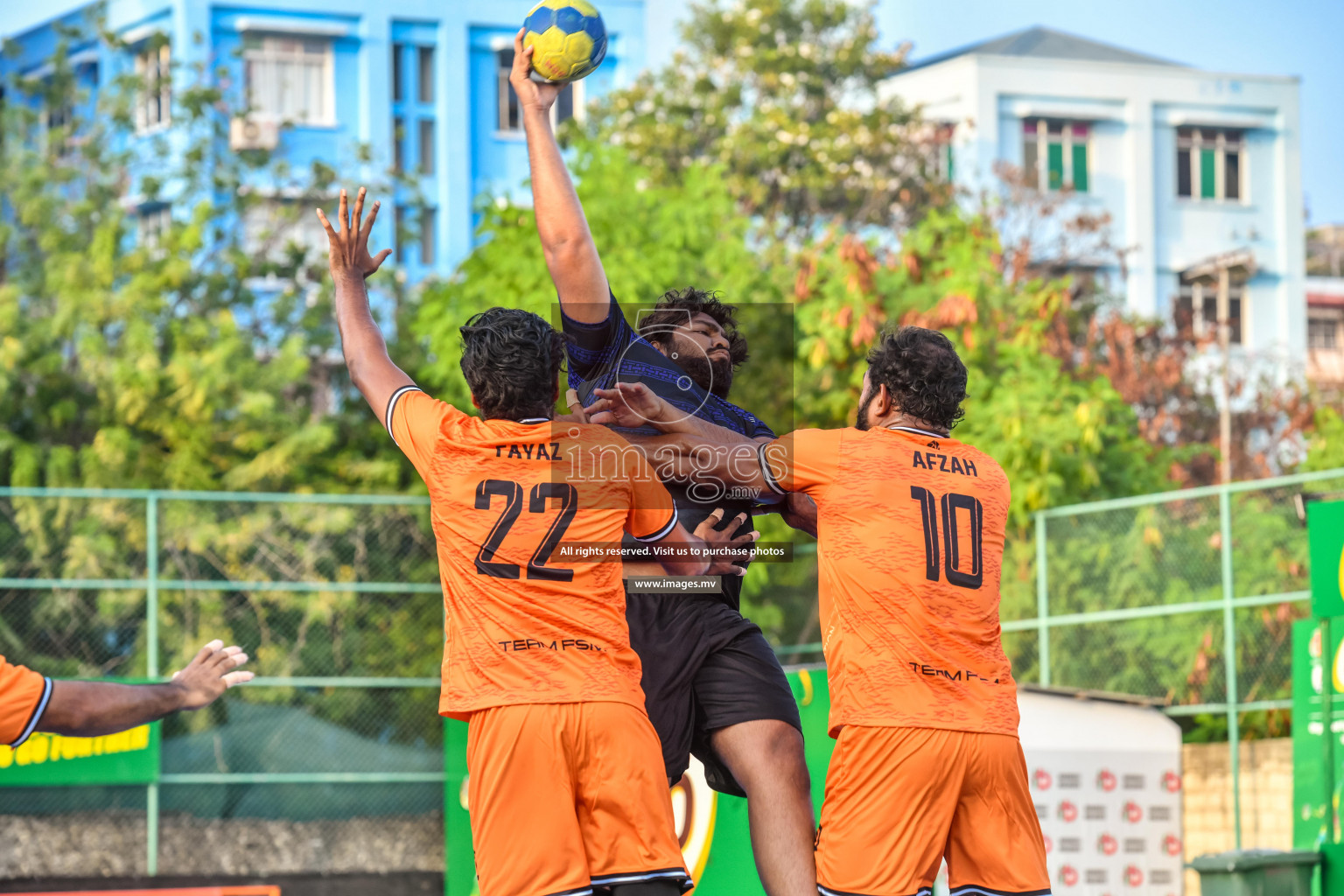 Day 4 of Milo 6th Inter Office Handball Tournament 2022 - Photos by  Nausham Waheed