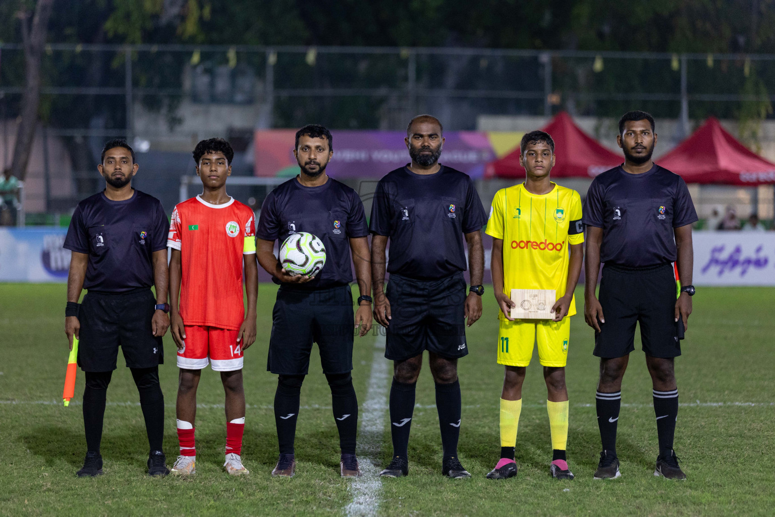 Maziya vs Hurriya (U14) in Day 4 of Dhivehi Youth League 2024 held at Henveiru Stadium on Thursday, 28th November 2024. Photos: Shuu Abdul Sattar/ Images.mv