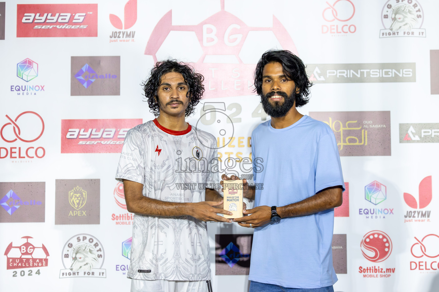 Nova SC vs Anakee SC in Day 9 of BG Futsal Challenge 2024 was held on Wednesday, 20th March 2024, in Male', Maldives
Photos: Ismail Thoriq / images.mv