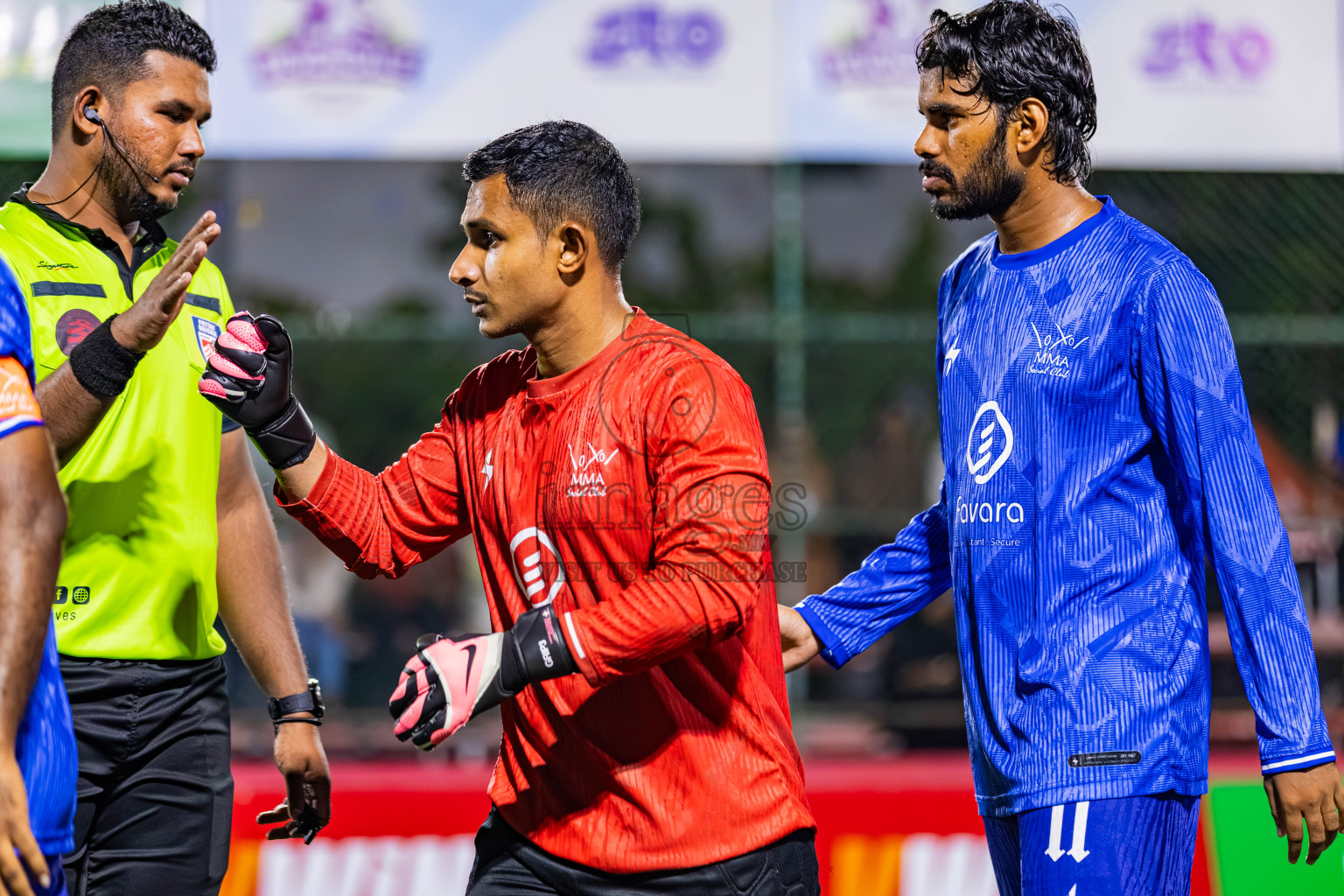 MMA SC vs Viyares in Day 9 of Club Maldives Cup Classic 2025 was held in Rehendi Futsal Ground, Hulhumale', Maldives on Monday, 22nd September 2025. Photos: Nausham Waheed / images.mv