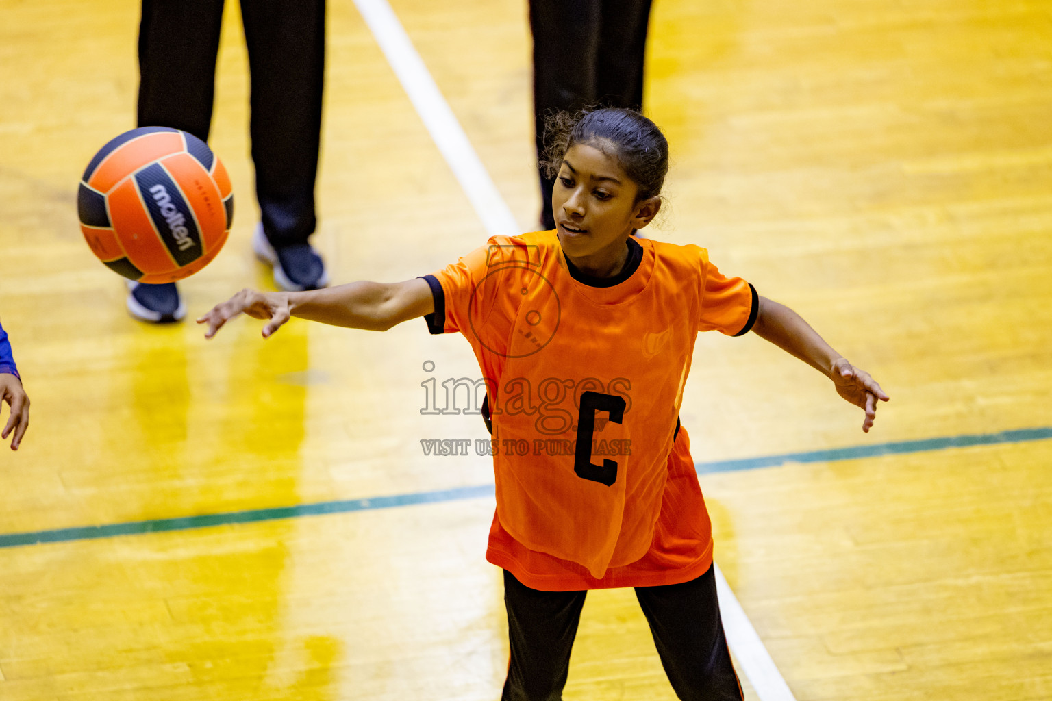 Day 6 of 25th Inter-School Netball Tournament was held in Social Center at Male', Maldives on Thursday, 15th August 2024. Photos: Nausham Waheed / images.mv