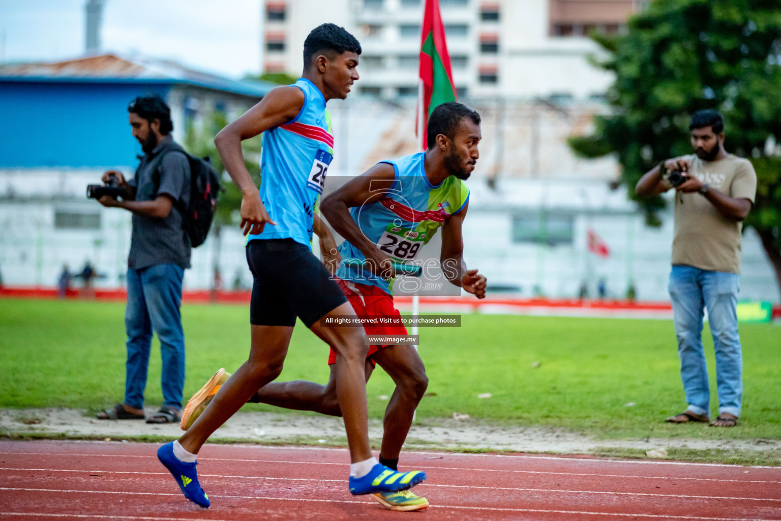 Day 2 of National Athletics Championship 2023 was held in Ekuveni Track at Male', Maldives on Friday, 24th November 2023. Photos: Hassan Simah / images.mv