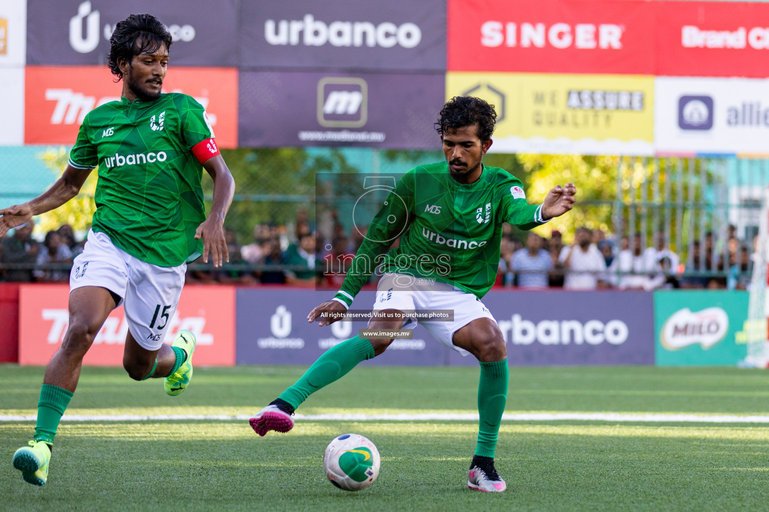 Club Urbanco vs MACL in Club Maldives Cup 2023 held in Hulhumale, Maldives, on Sunday, 16th July 2023 Photos: Ismail Thoriq / images.mv