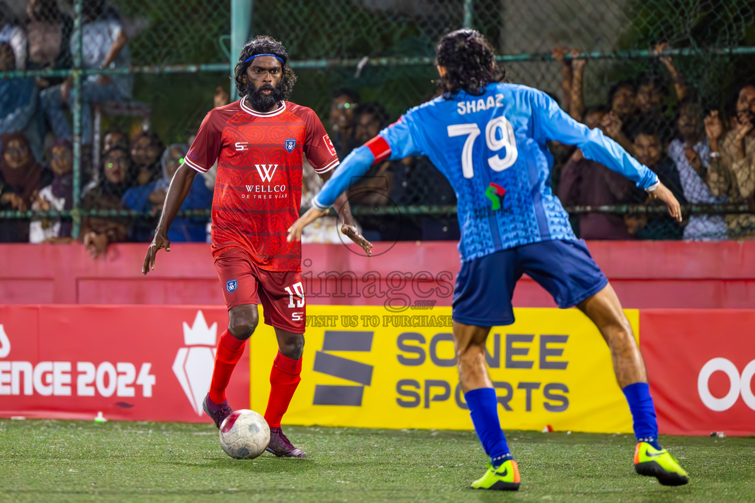 GA Dhevvadhoo vs GA Gemanafushi in Day 24 of Golden Futsal Challenge 2024 was held on Wednesday , 7th February 2024 in Hulhumale', Maldives
Photos: Ismail Thoriq / images.mv