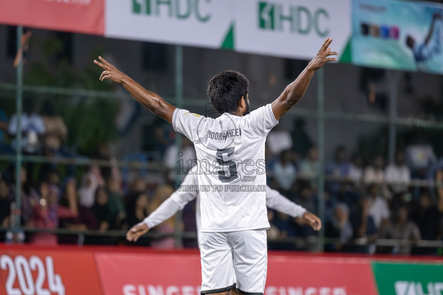 Team DJA vs Male' City Council in Club Maldives Classic 2024 held in Rehendi Futsal Ground, Hulhumale', Maldives on Tuesday, 10th September 2024.
Photos: Ismail Thoriq / images.mv