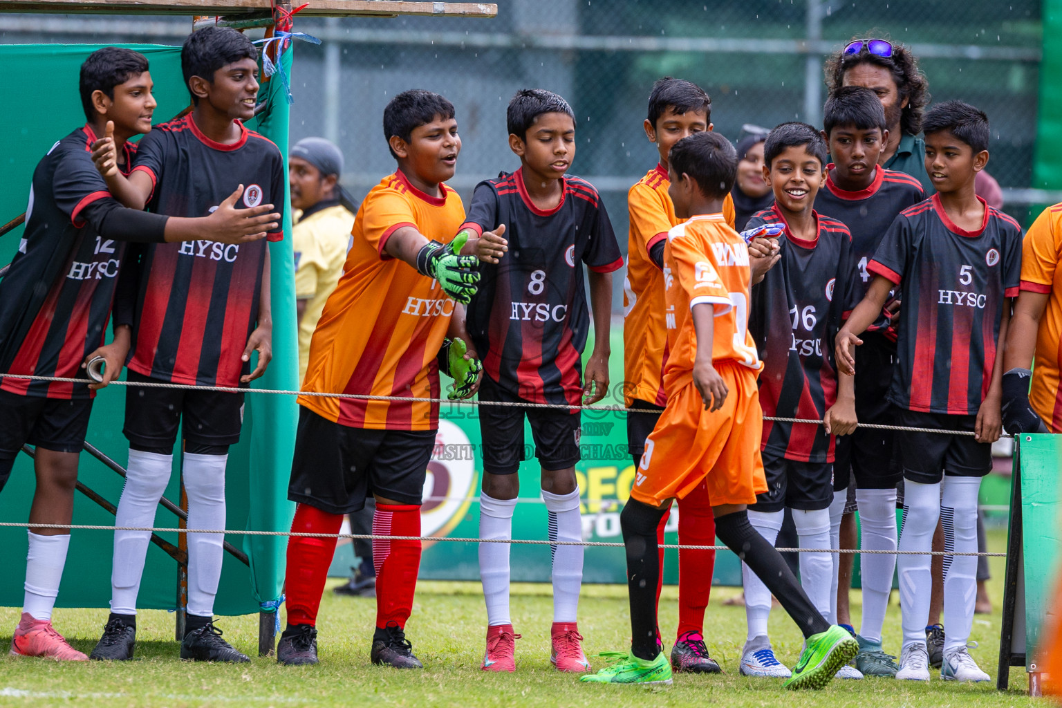 Day 1 of MILO Academy Championship 2025 (U-12) was held at Henveiru Stadium in Male', Maldives on Thursday, 1st May 2025. Photos: Ismail Thoriq / images.mv