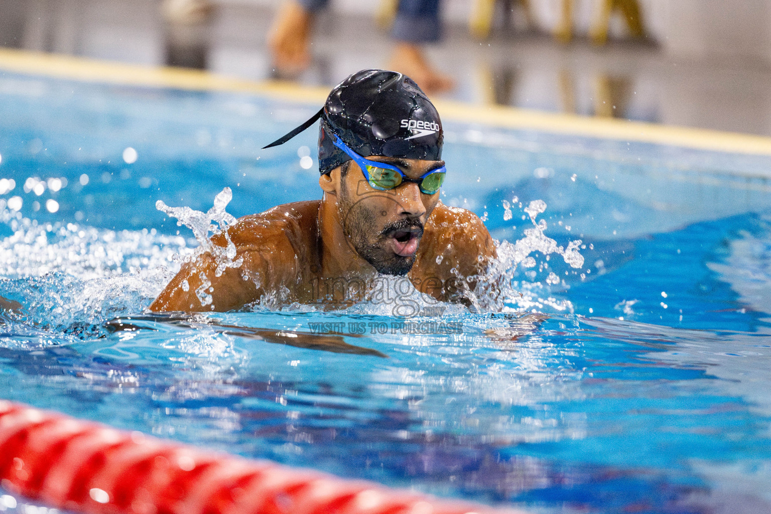 Day 4 of National Swimming Championship 2024 held in Hulhumale', Maldives on Monday, 16th December 2024. Photos: Hassan Simah / images.mv