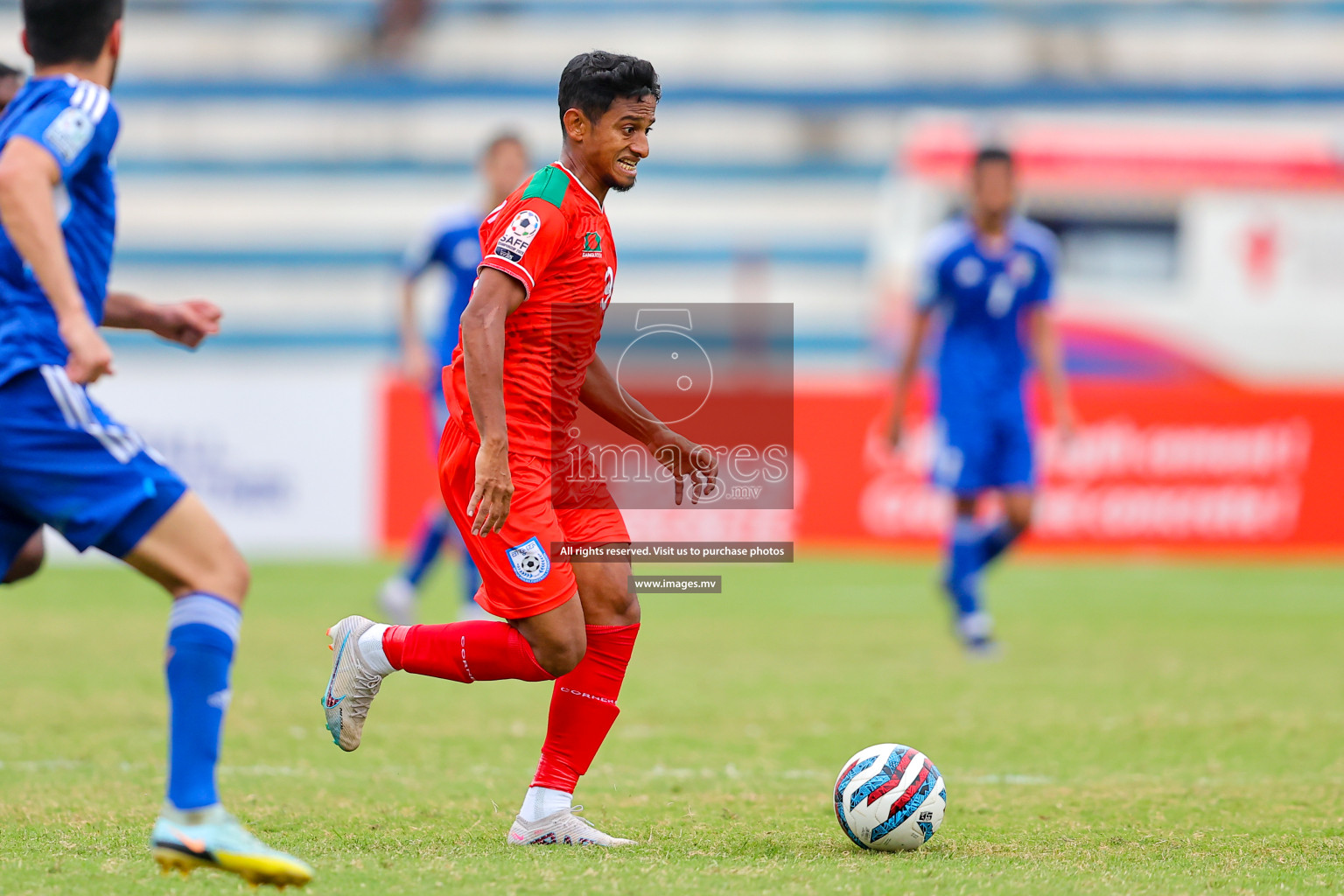 Kuwait vs Bangladesh in the Semi-final of SAFF Championship 2023 held in Sree Kanteerava Stadium, Bengaluru, India, on Saturday, 1st July 2023. Photos: Nausham Waheed, Hassan Simah / images.mv