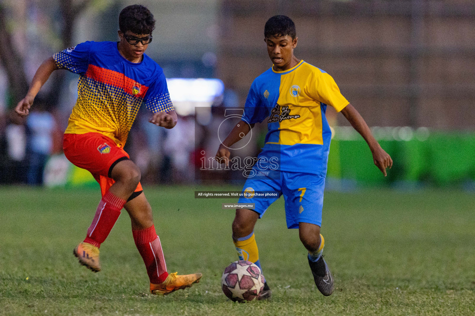 Day 1 of MILO Academy Championship 2023 (u14) was held in Henveyru Stadium Male', Maldives on 3rd November 2023. Photos: Nausham Waheed / images.mv