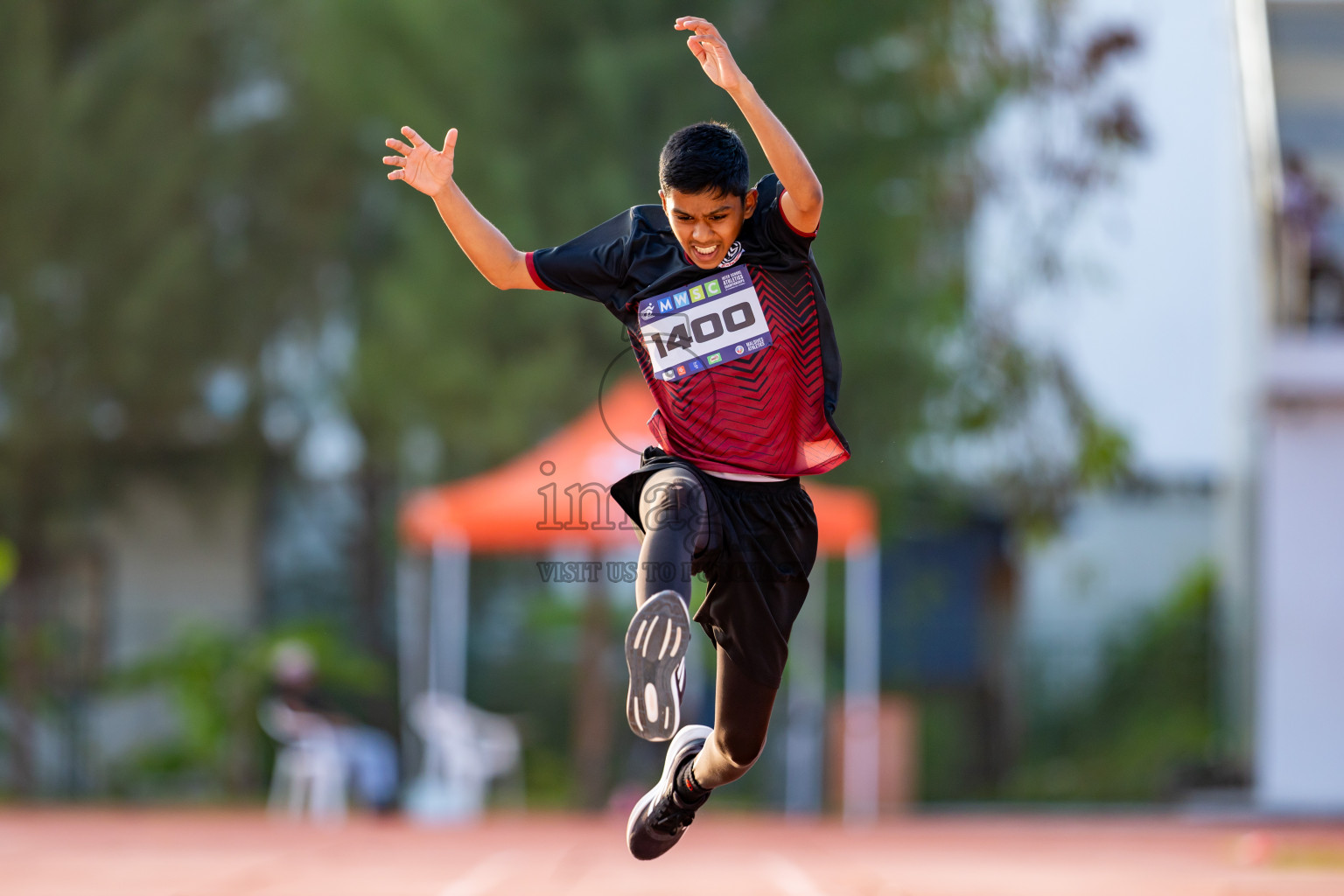 Day 5 of MWSC Interschool Athletics Championships 2024 held in Hulhumale Running Track, Hulhumale, Maldives on Wednesday, 13th November 2024. Photos by: Nausham Waheed / Images.mv