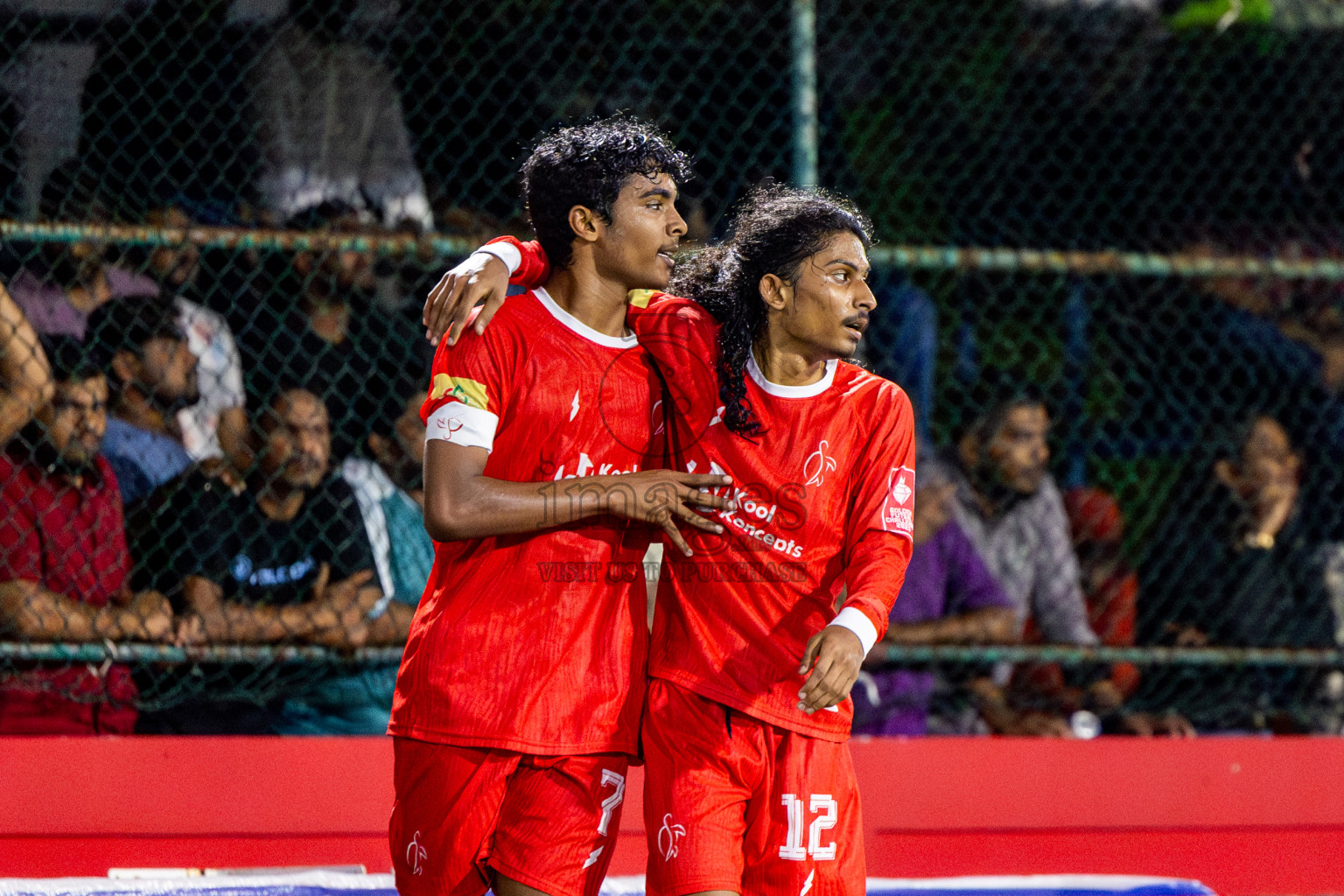 F Dharanboodhoo VS F Nilandhoo in Day 7 of Golden Futsal Challenge 2025 was held on Saturday, 11th January 2025, in Hulhumale', Maldives Photos: Nausham Waheed / images.mv