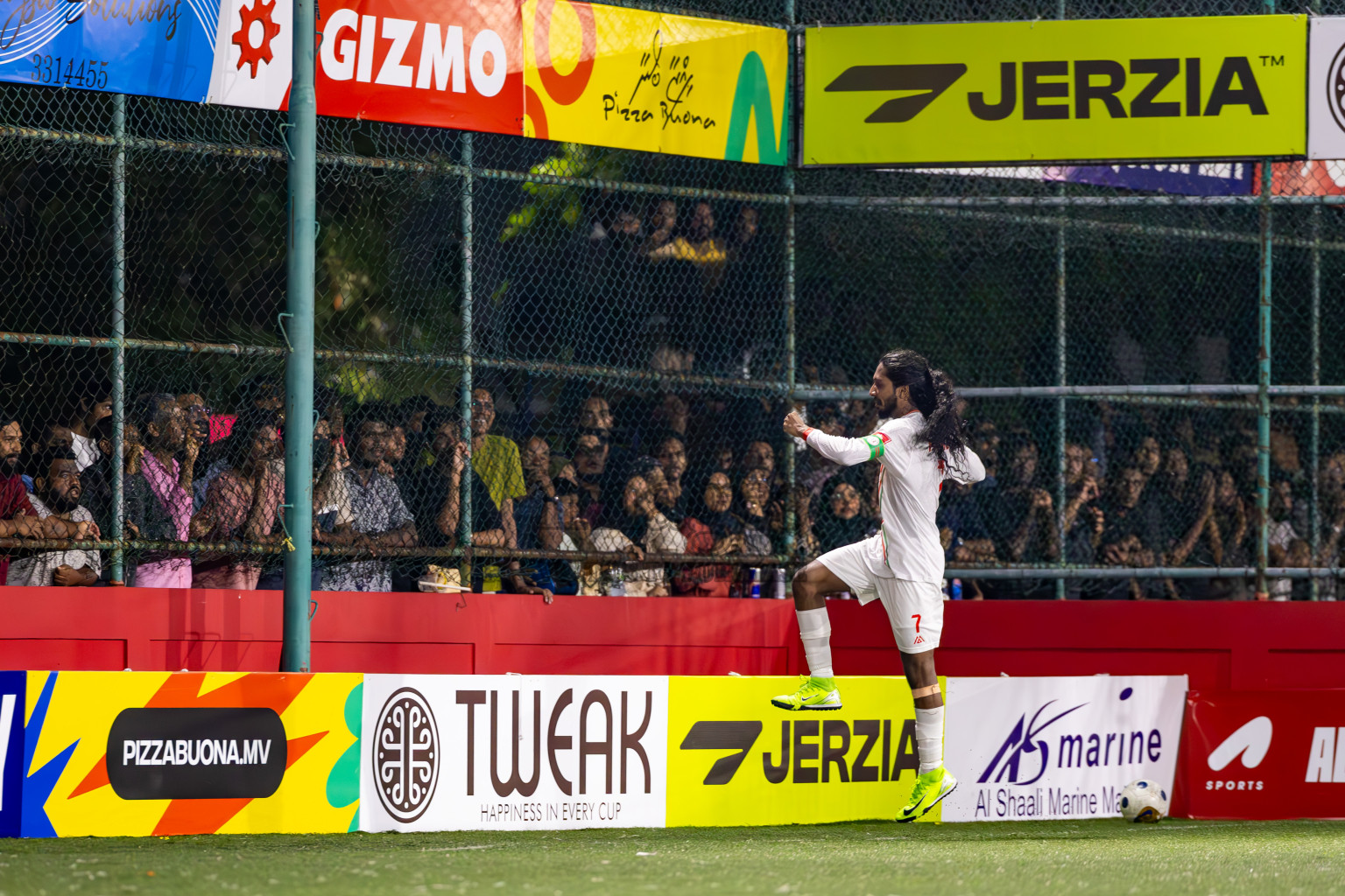 L Gan vs L Isdhoo in Laamu Atoll Finals Day 26 of Golden Futsal Challenge 2025 was held on Thursday , 30th January 2025, in Hulhumale', Maldives. Photos: Ismail Thoriq / images.mv