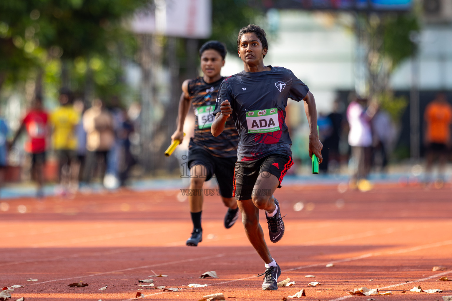 Day 2 of 12th Milo Association Championships was held in Ekuveni Track at Male', Maldives on Friday, 25th April 2025. Photos: Ismail Thoriq / images.mv