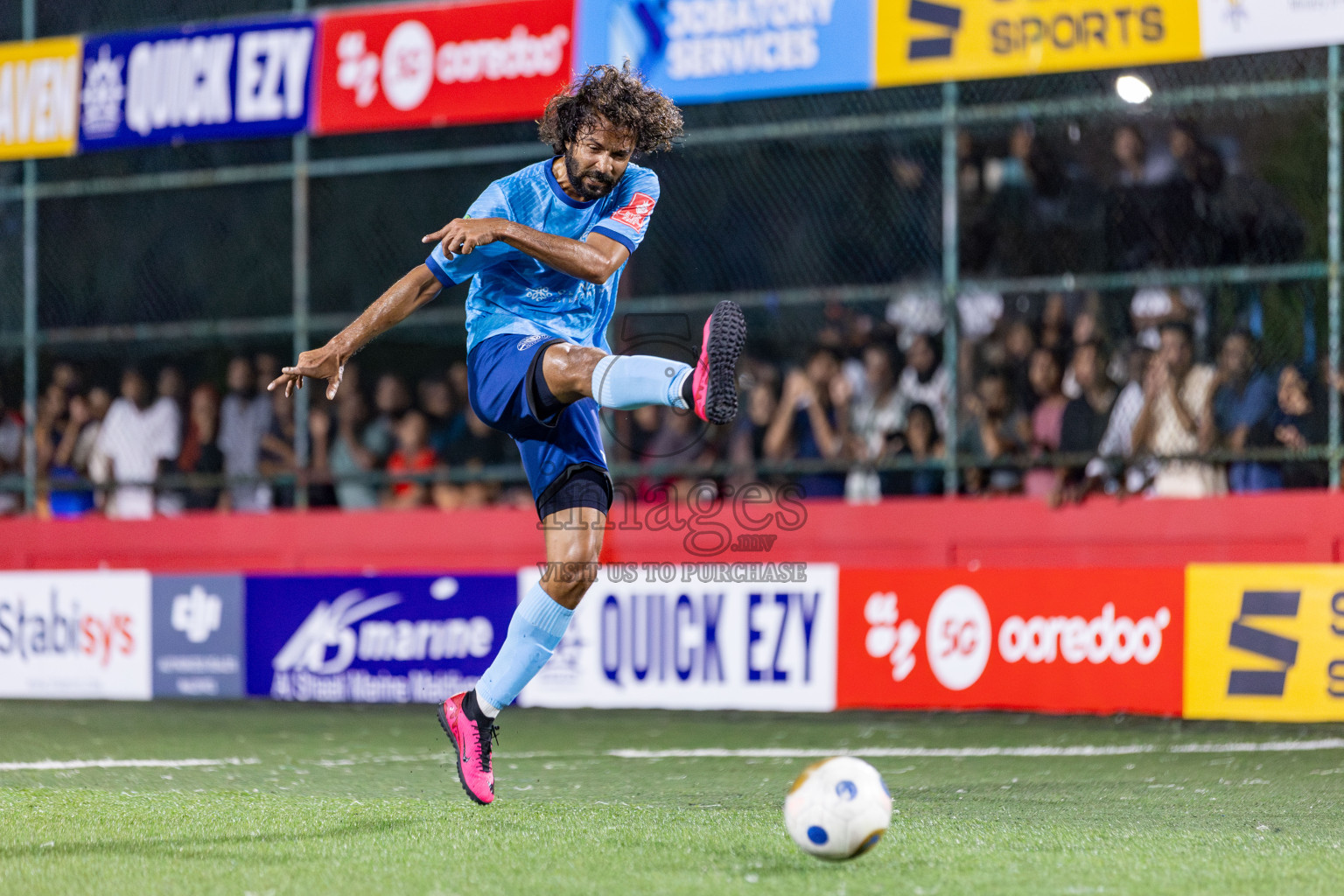 M Dhiggaru vs M Mulak in Day 12 of Golden Futsal Challenge 2025 was held on Thursday, 16th January 2025, in Hulhumale', Maldives.
Photos: Hassan Simah / images.mv
