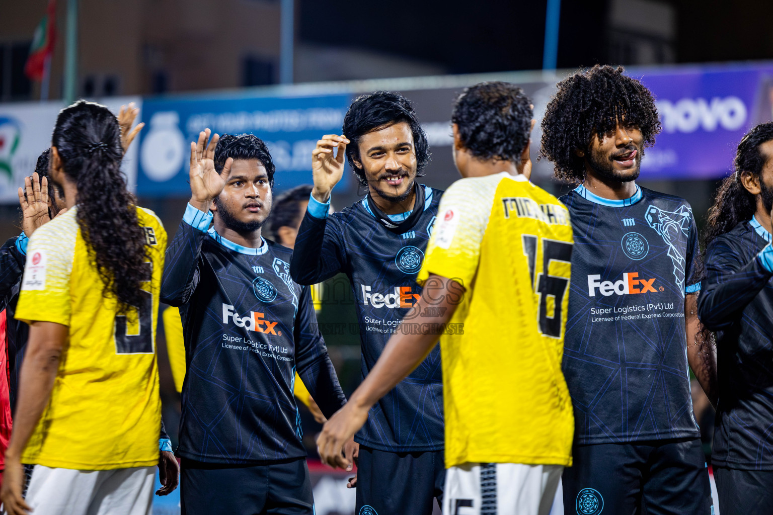 RRC vs Club TTS in Round of 16 of Club Maldives Cup 2024 held in Rehendi Futsal Ground, Hulhumale', Maldives on Tuesday, 8th October 2024. Photos: Nausham Waheed / images.mv