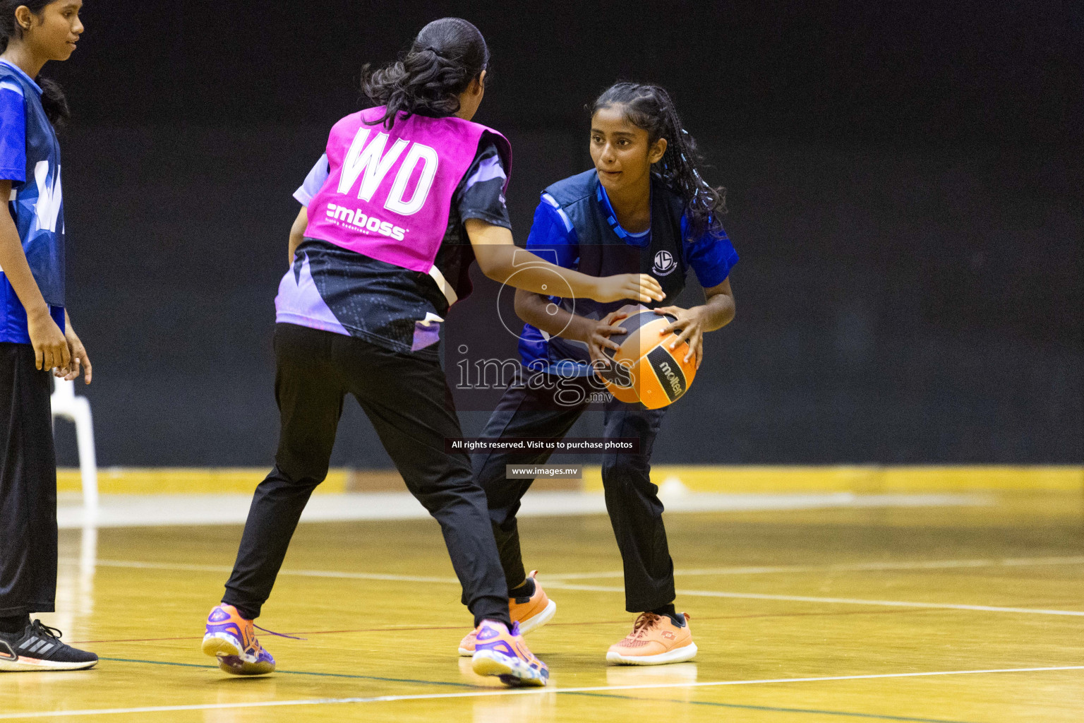 Day 10 of 24th Interschool Netball Tournament 2023 was held in Social Center, Male', Maldives on 5th November 2023. Photos: Nausham Waheed / images.mv