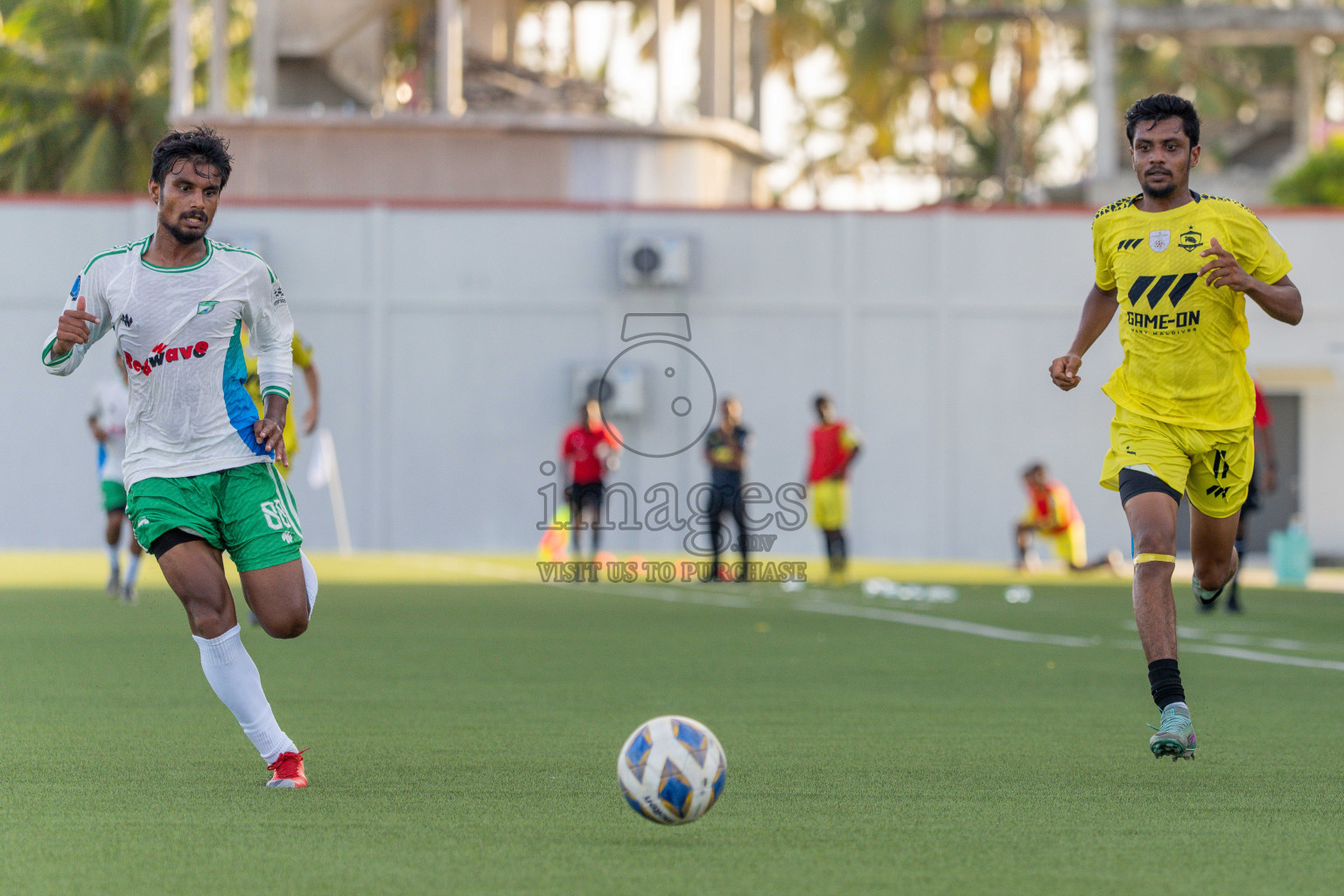 Semi Finals Match 02 Huss Songun FT VS Velaa Sports Club in Day 8 of Eydhafushi Cup 2025 held in Eydhafushi Football Stadium at B. Eydhafushi, Maldives on Saturday, 13th September 2025. Photos: Arif Rasheed / images.mv