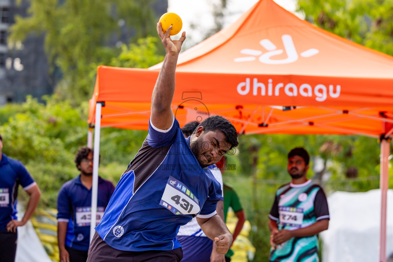 Day 2 of MWSC Interschool Athletics Championships 2024 held in Hulhumale Running Track, Hulhumale, Maldives on Sunday, 10th November 2024. 
Photos by: Hassan Simah / Images.mv