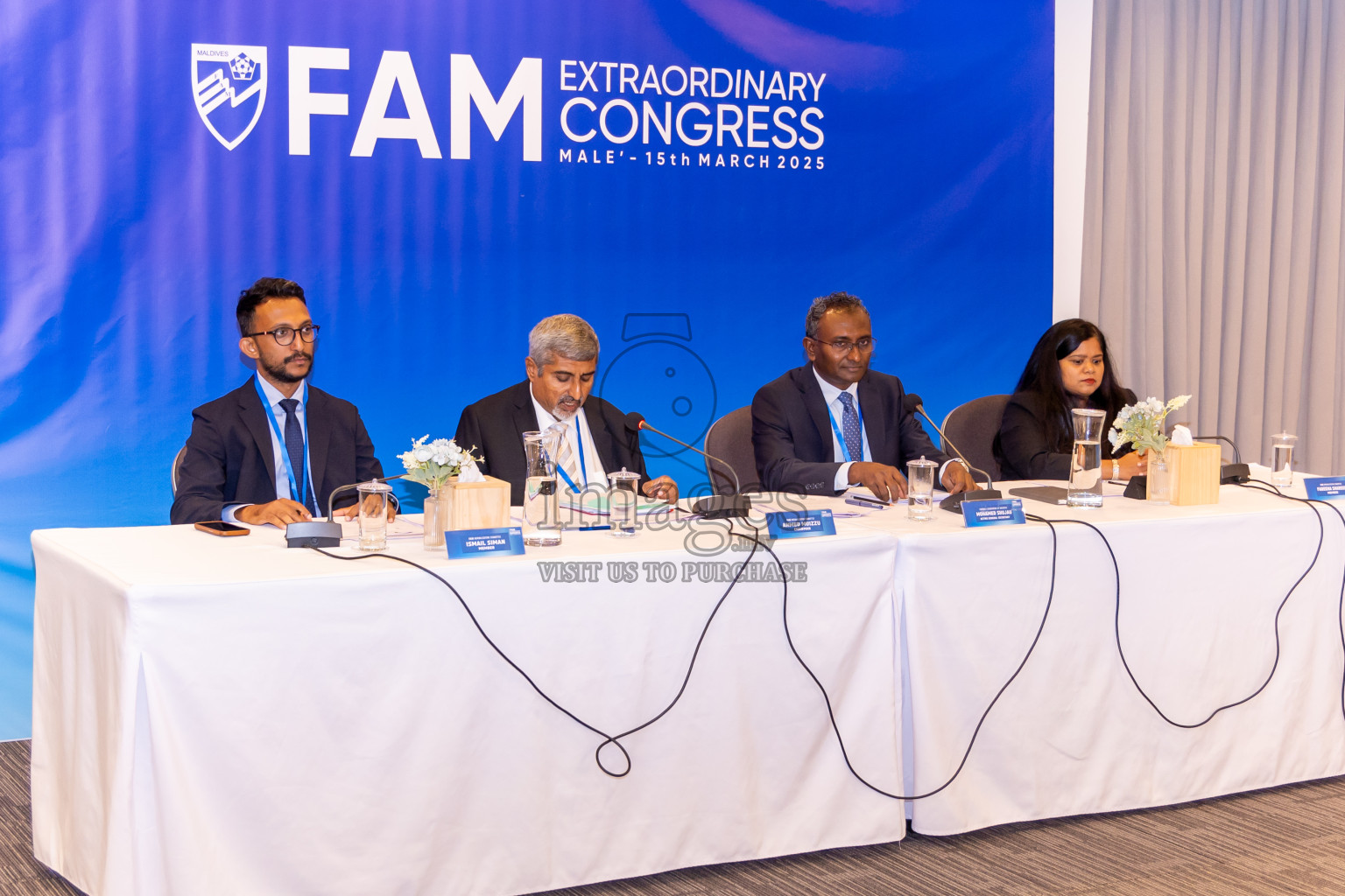FAM Extraordinary Congress 2025 was held on Saturday, 15th March 2025, in Male', Maldives Photos: Nausham Waheed / images.mv