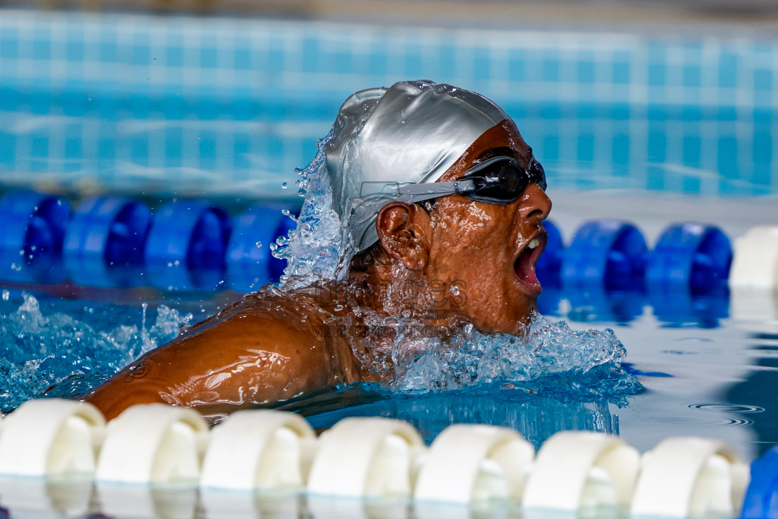 Day 2 of National Swimming Competition 2024 held in Hulhumale', Maldives on Saturday, 14th December 2024. Photos: Nausham Waheed / images.mv