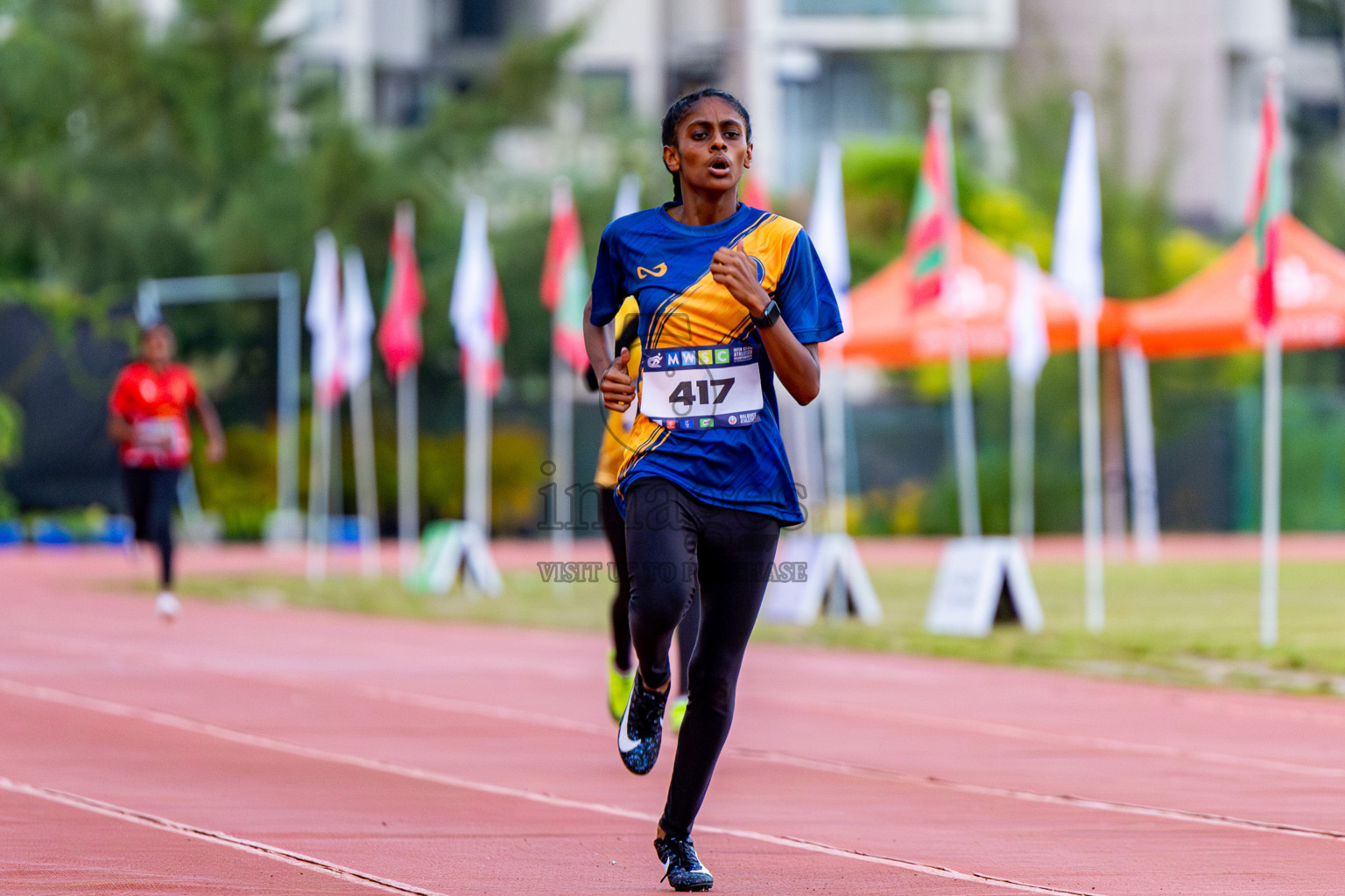 Day 3 of MWSC Interschool Athletics Championships 2024 held in Hulhumale Running Track, Hulhumale, Maldives on Monday, 11th November 2024. Photos by: Nausham Waheed / Images.mv