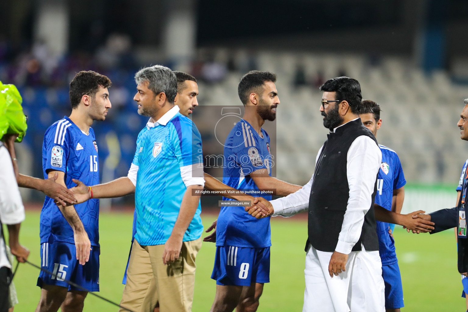 Kuwait vs India in the Final of SAFF Championship 2023 held in Sree Kanteerava Stadium, Bengaluru, India, on Tuesday, 4th July 2023. Photos: Nausham Waheed, Hassan Simah / images.mv