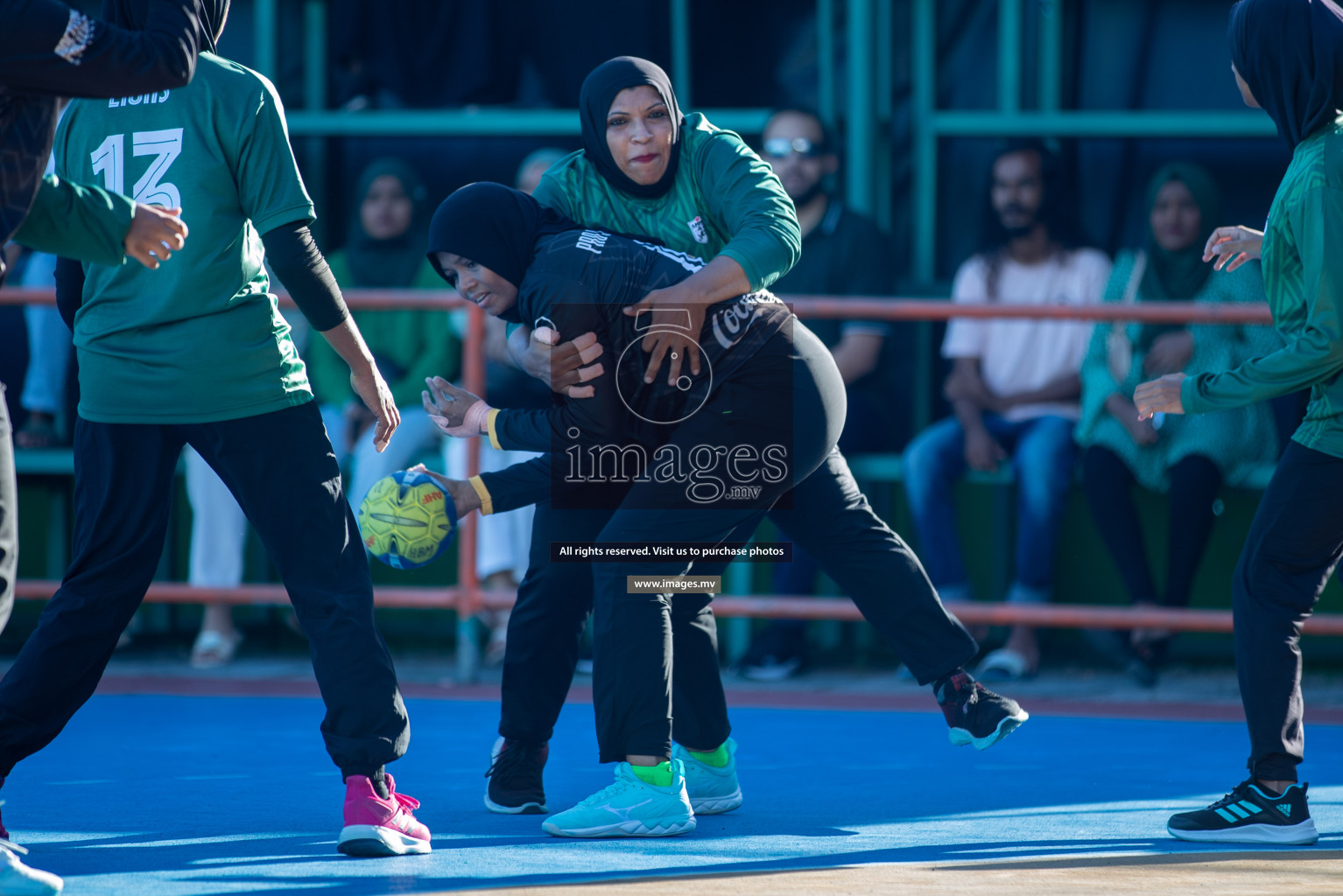 Day 7 of 6th MILO Handball Maldives Championship 2023, held in Handball ground, Male', Maldives on Friday, 26th May 2023 Photos: Shuu Abdul Sattar/ Images.mv