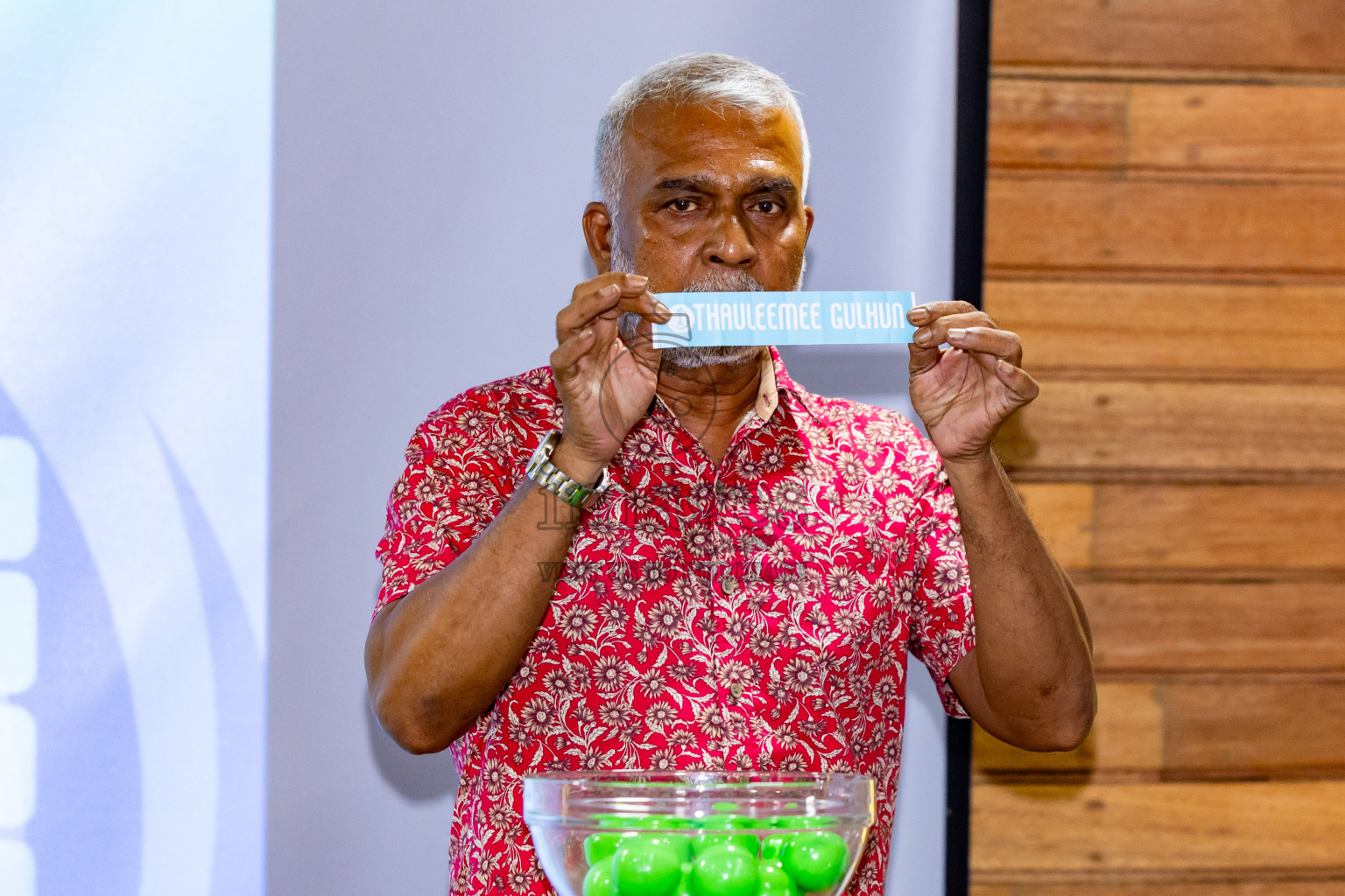 Draw Ceremony of Club Maldives 2024 held in Hulhumale', Maldives on Wednesday, 28th August 2024. Photos: Nausham Waheed / images.mv