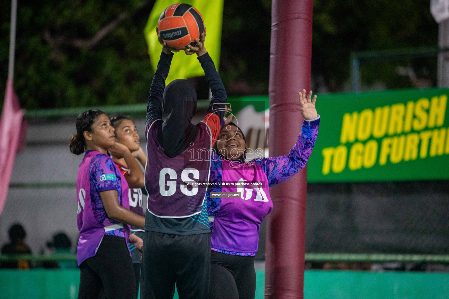 Day 5 of 20th Milo National Netball Tournament 2023, held in Synthetic Netball Court, Male', Maldives on 3rd  June 2023 Photos: Nausham Waheed/ Images.mv