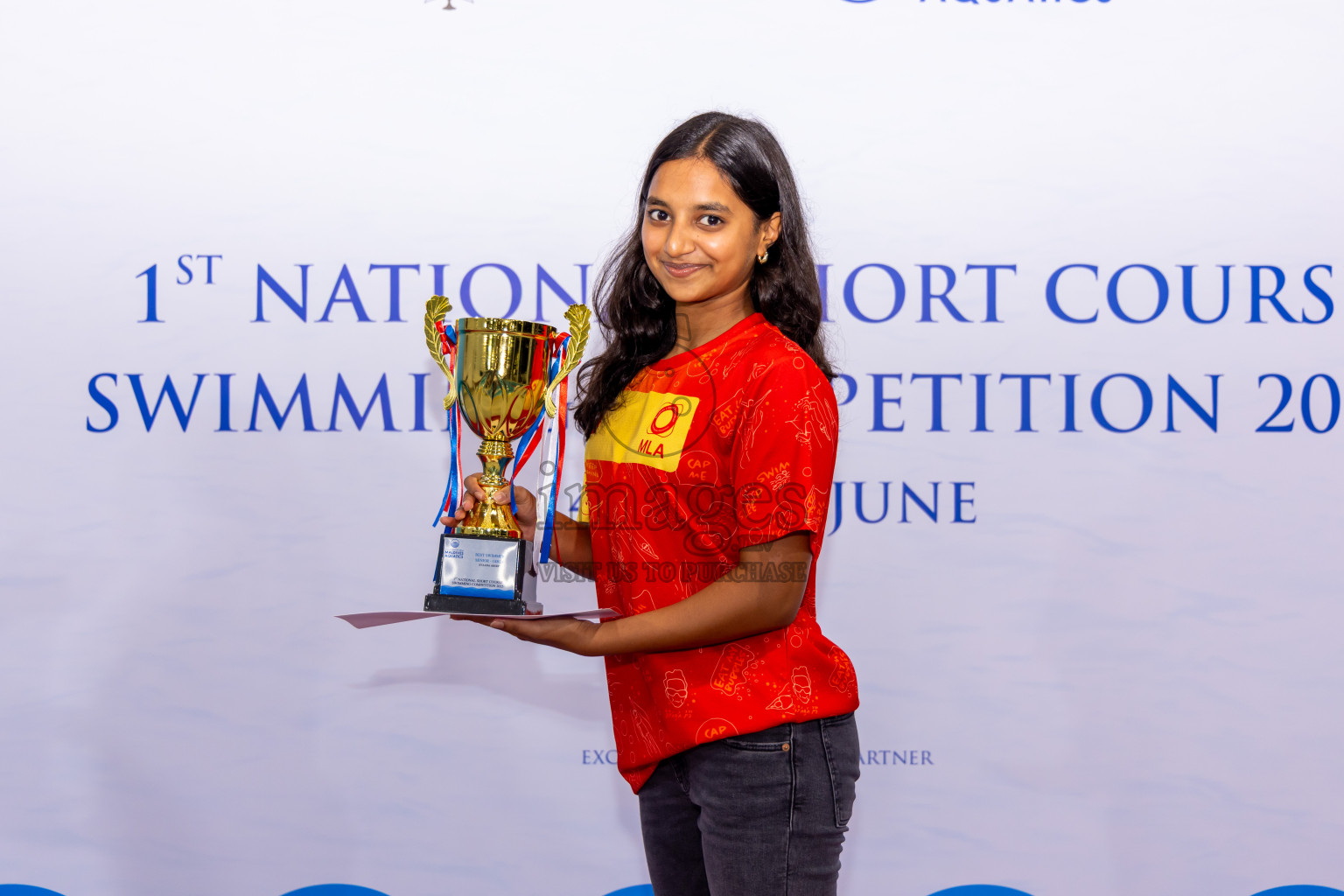 Closing Ceremony of 1st National Short Course Swimming Competition held in Hulhumale', Maldives on Thursday, 19th June 2025. Photos: Nausham Waheed / images.mv