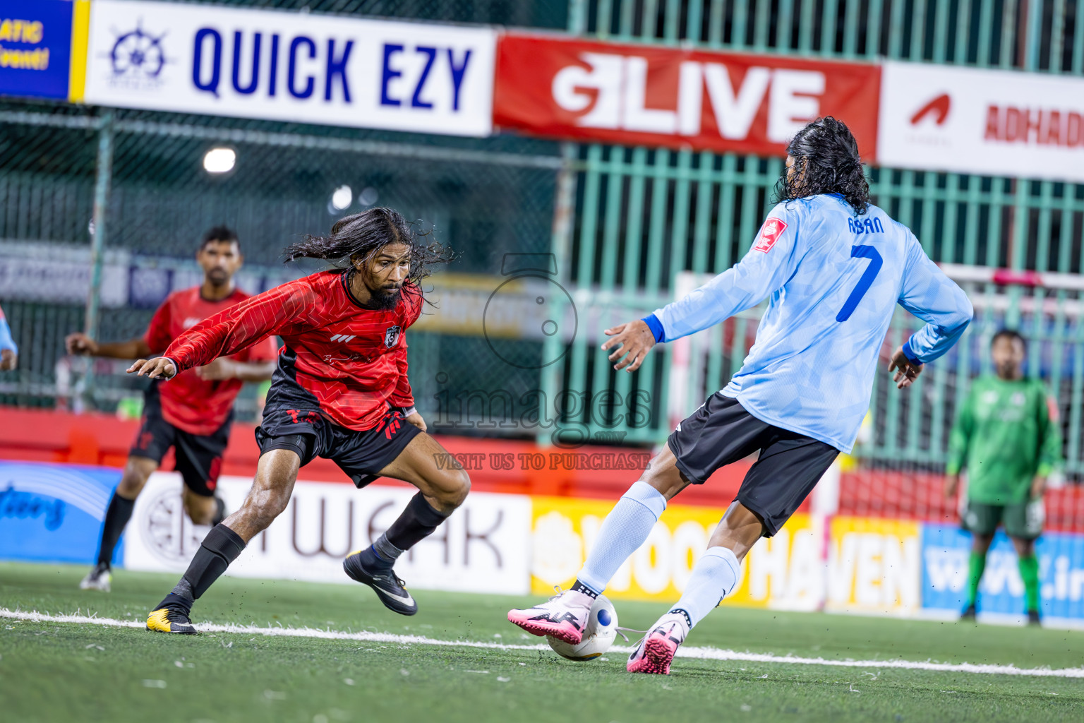 HDh Neykurendhoo vs HDh Kumundhoo in Haa Dhaalu Atoll Semi Final on Day 23 of Golden Futsal Challenge 2025 was held on Monday , 27th January 2025, in Hulhumale', Maldives.
Photos: Ismail Thoriq / images.mv