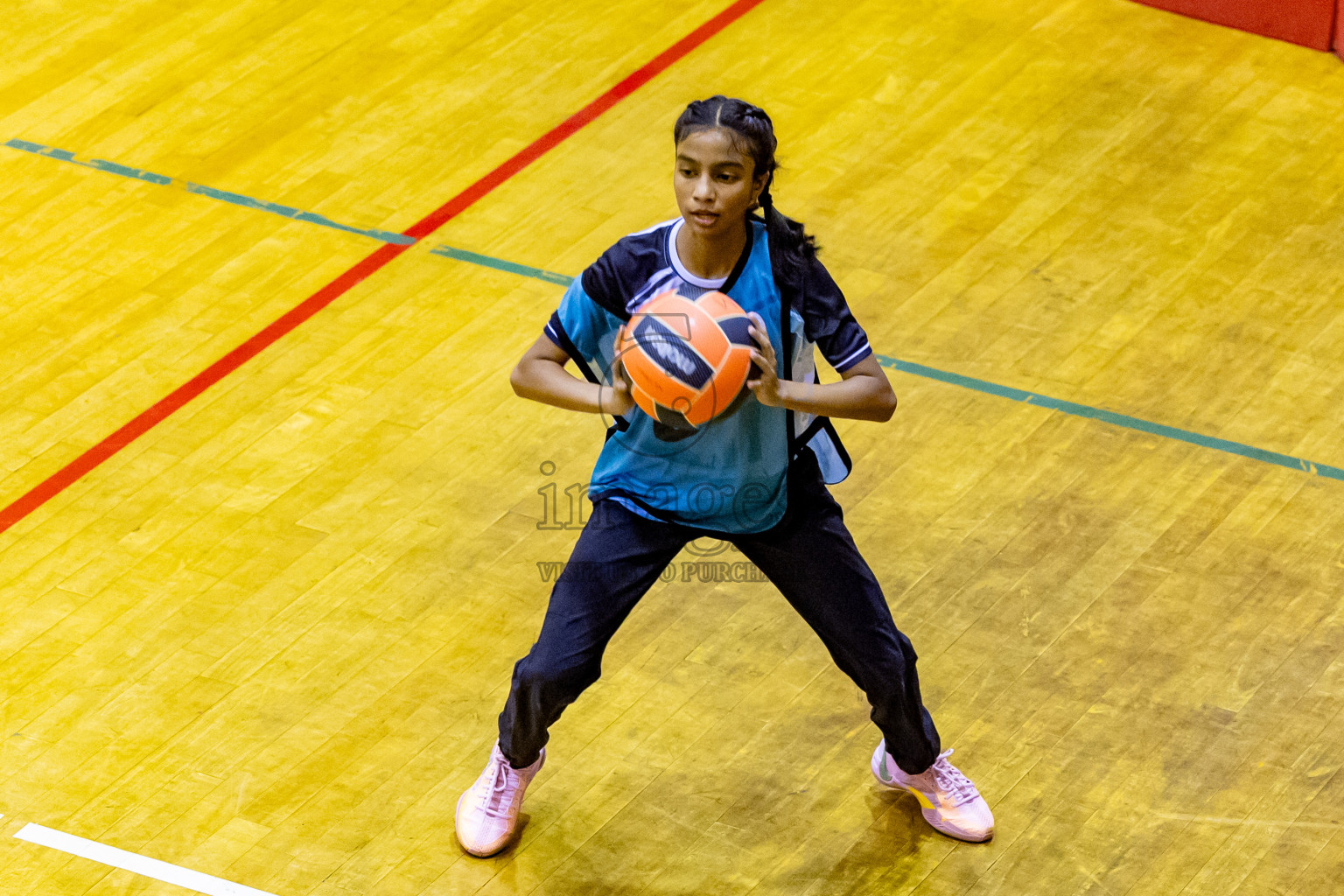 Day 14 of 25th Inter-School Netball Tournament was held in Social Center at Male', Maldives on Sunday, 25th August 2024. Photos: Nausham Waheed / images.mv