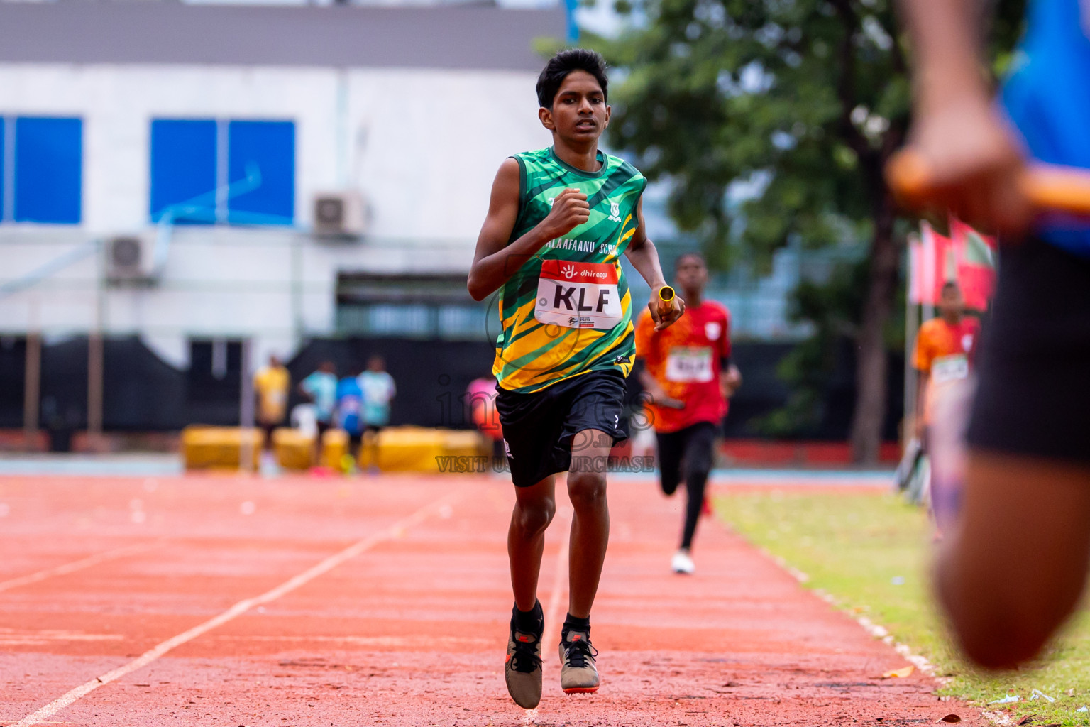 Day 6 of Inter-school Athletics Championship 2025 held in Ekuveni Synthetic Track, Male', Maldives on Sunday, 12th October 2025. Photos by: Nausham Waheed / Images.mv