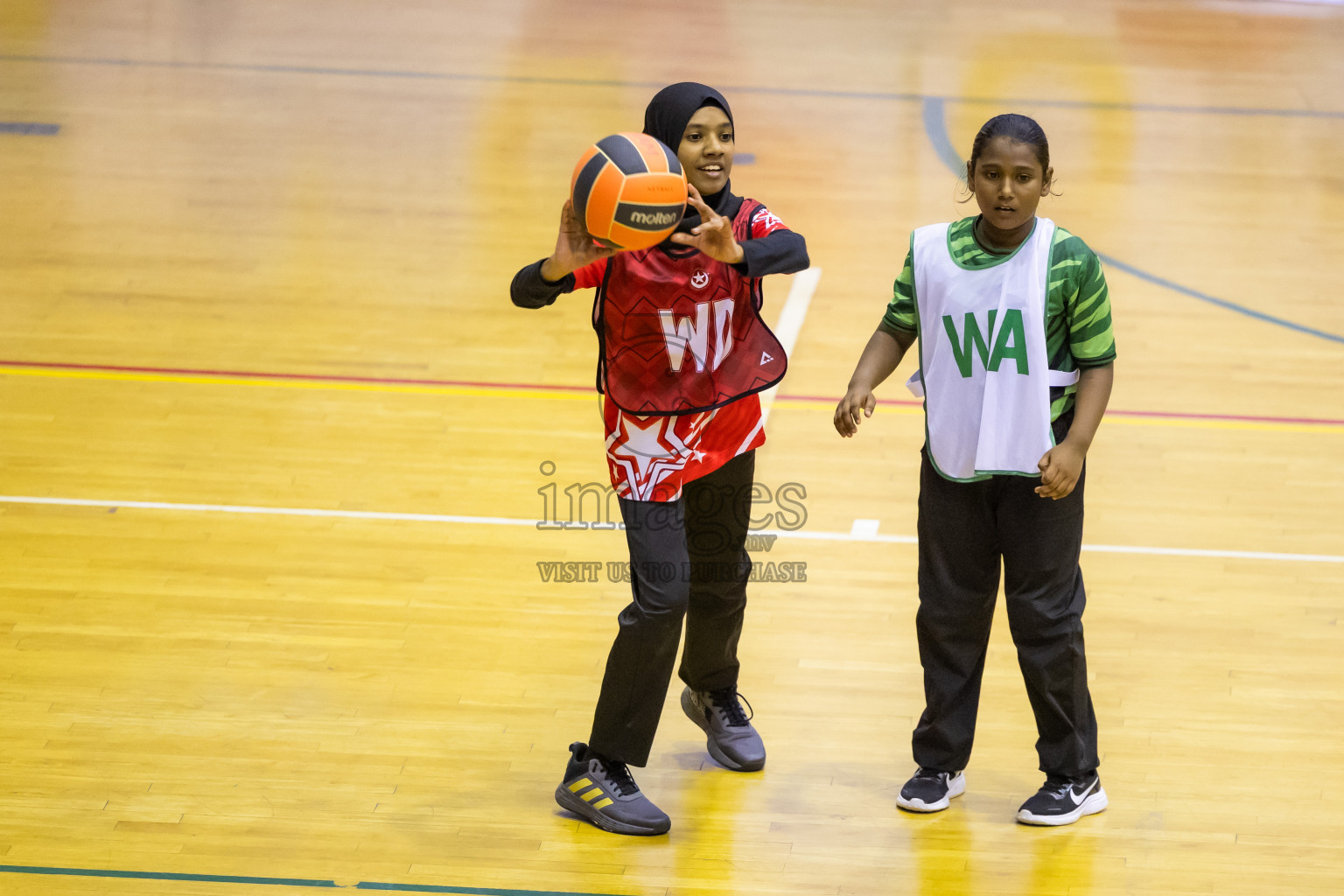 Day 14 of 25th Inter-School Netball Tournament was held in Social Center at Male', Maldives on Sunday, 25th August 2024. Photos: Hasni / images.mv