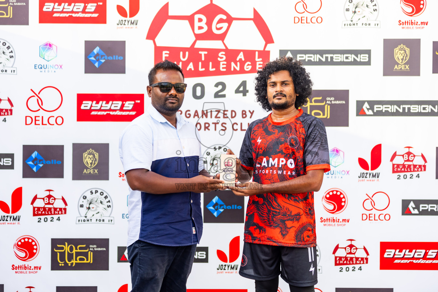 Boznia SC vs Banafsaa Kanmathi in Day 10 of BG Futsal Challenge 2024 was held on Thursday, 21st March 2024, in Male', Maldives Photos: Nausham Waheed / images.mv