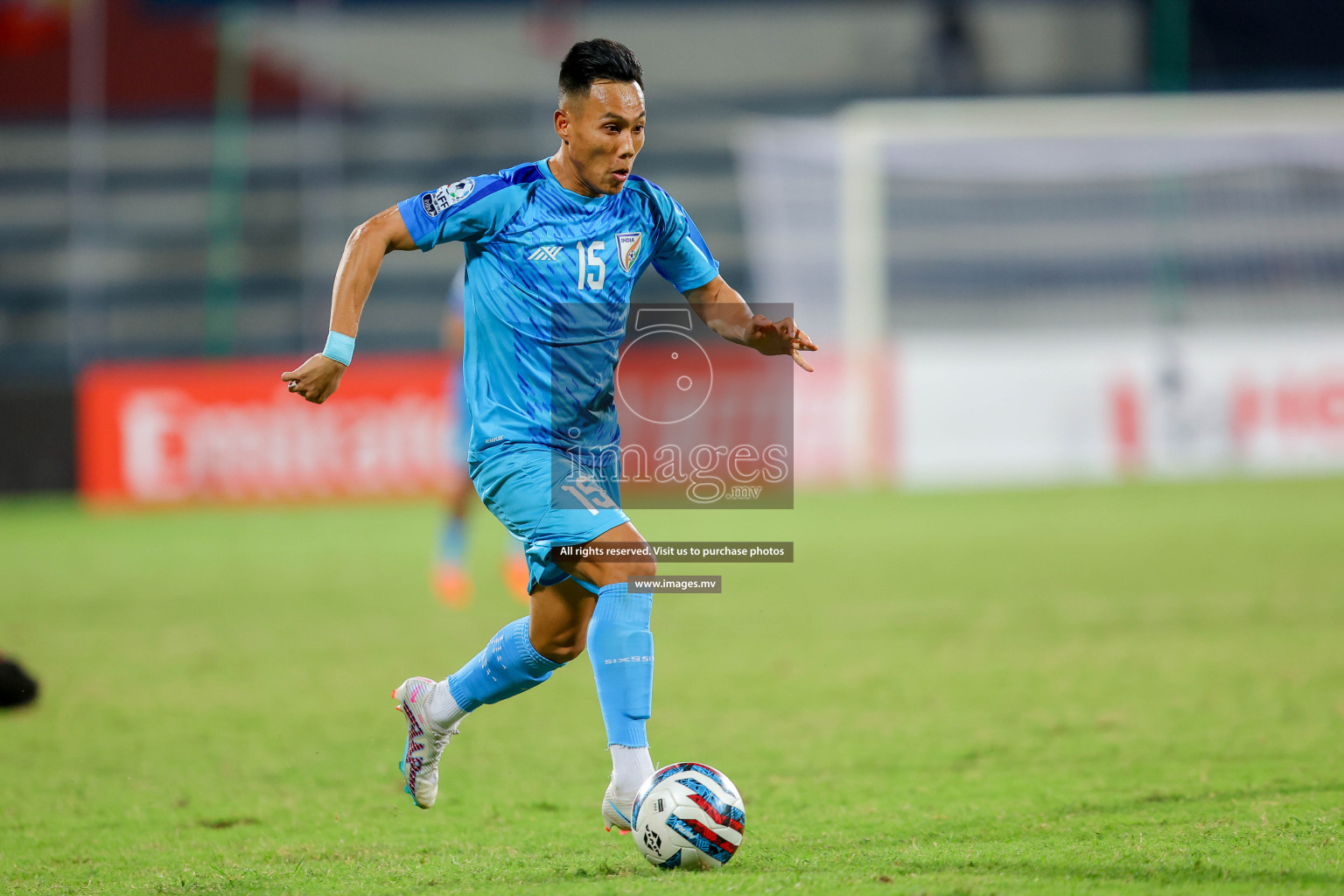 Lebanon vs India in the Semi-final of SAFF Championship 2023 held in Sree Kanteerava Stadium, Bengaluru, India, on Saturday, 1st July 2023. Photos: Nausham Waheed / images.mv