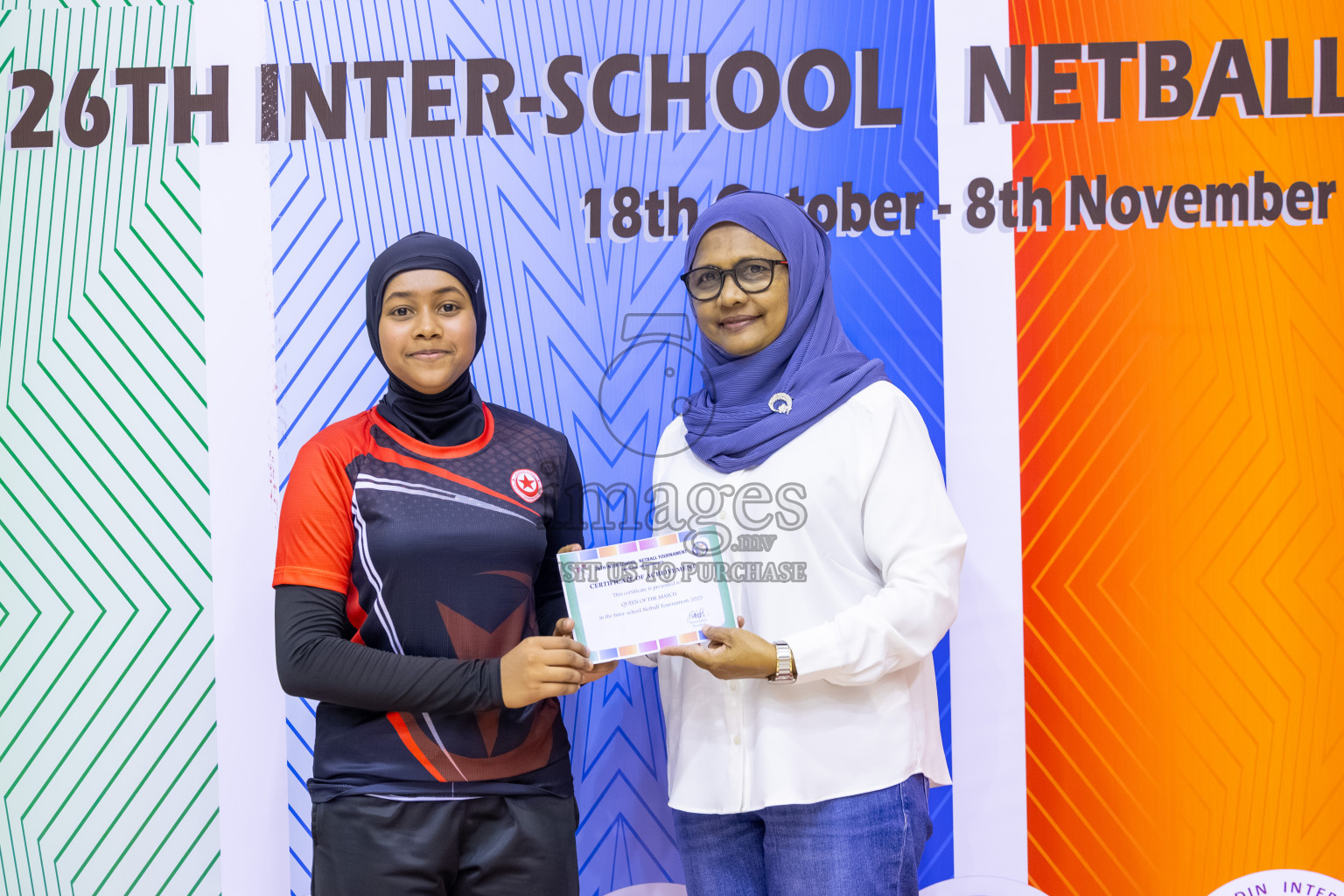 Day 13 of 26th Inter-School Netball Tournament 2025 was held in Social Center Indoor Hall on Saturday, 1st November 2025. Photos: Ismail Thoriq / images.mv