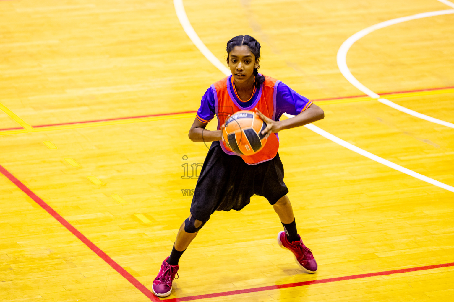 Day 13 of 25th Inter-School Netball Tournament was held in Social Center at Male', Maldives on Saturday, 24th August 2024. Photos: Nausham Waheed / images.mv