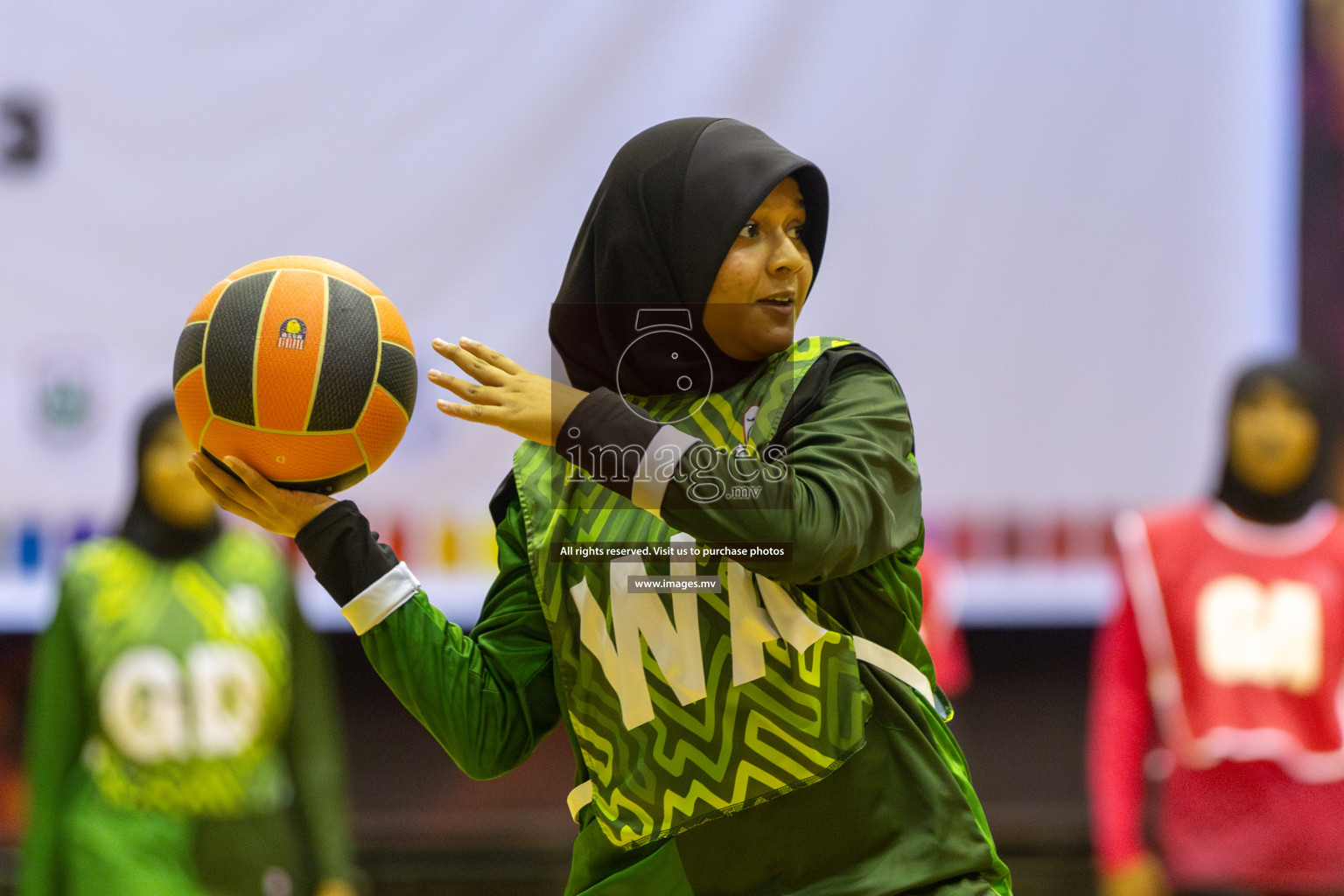 Day5 of 24th Interschool Netball Tournament 2023 was held in Social Center, Male', Maldives on 31st October 2023. Photos: Mohamed Mahfooz Moosa / images.mv