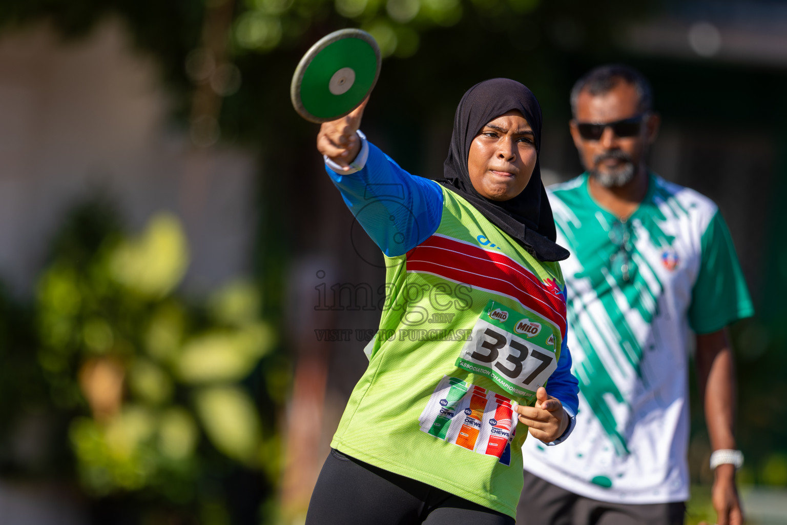 Day 1 of 12th Milo Association Championships was held in Ekuveni Track at Male', Maldives on Thursday, 24th April 2025. Photos: Ismail Thoriq / images.mv