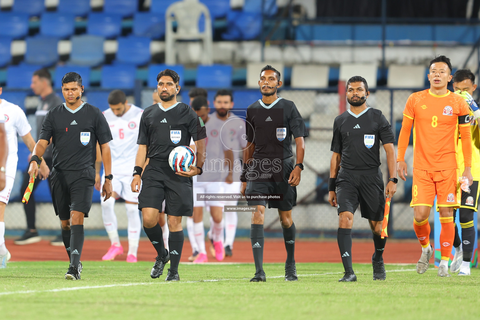 Bhutan vs Lebanon in SAFF Championship 2023 held in Sree Kanteerava Stadium, Bengaluru, India, on Sunday, 25th June 2023. Photos: Nausham Waheed, Hassan Simah / images.mv