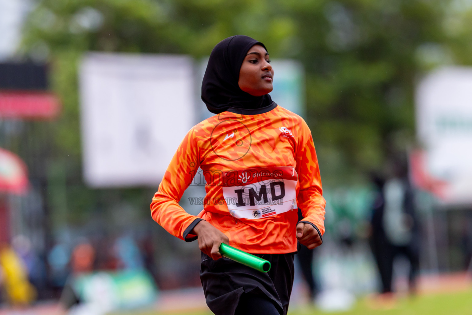 Day 6 of Inter-school Athletics Championship 2025 held in Ekuveni Synthetic Track, Male', Maldives on Sunday, 12th October 2025. Photos by: Nausham Waheed / Images.mv