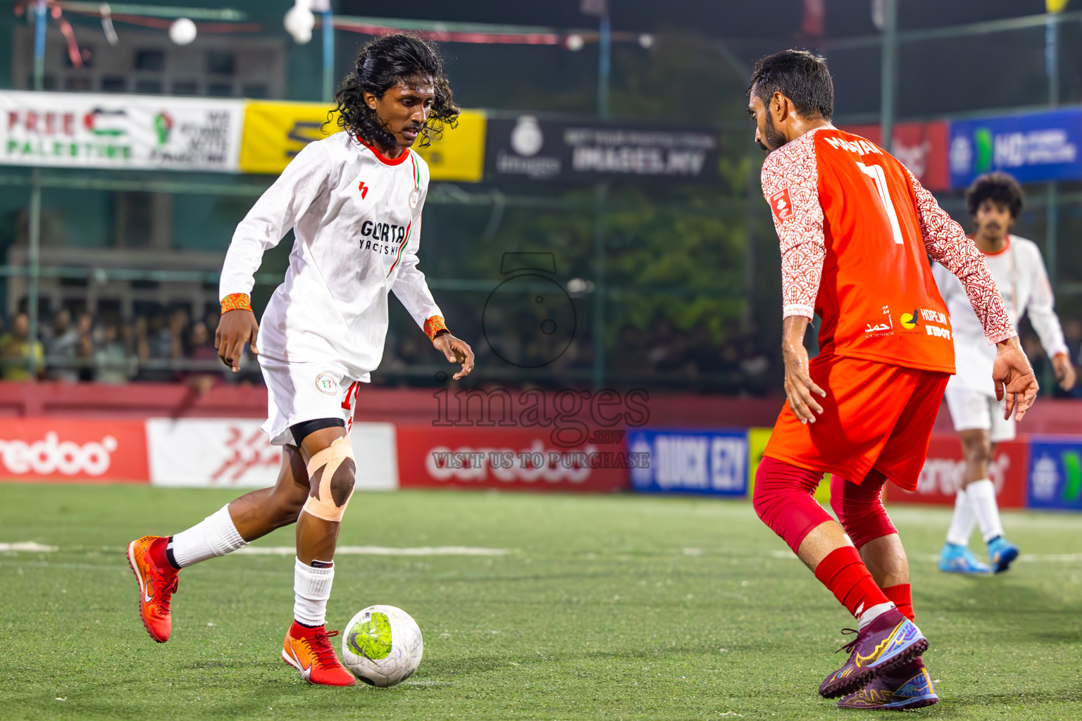 L Isdhoo vs L Maavah in Day 24 of Golden Futsal Challenge 2024 was held on Wednesday , 7th February 2024 in Hulhumale', Maldives
Photos: Ismail Thoriq / images.mv