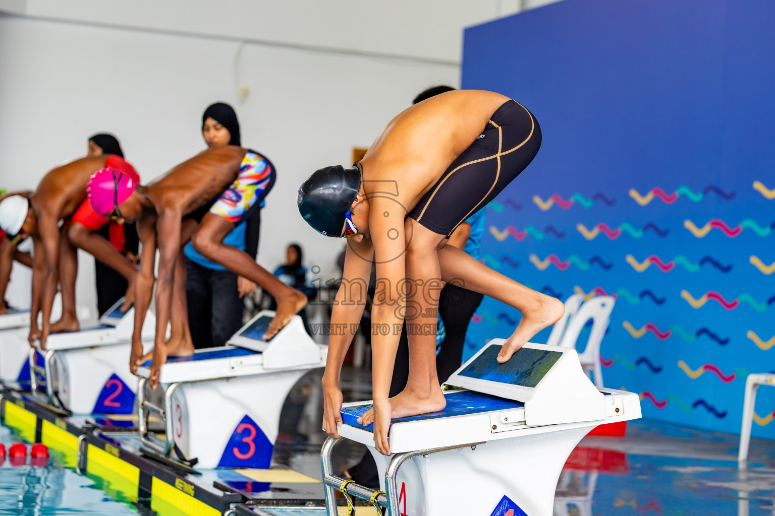 Day 2 of National Swimming Competition 2024 held in Hulhumale', Maldives on Saturday, 14th December 2024. Photos: Nausham Waheed / images.mv