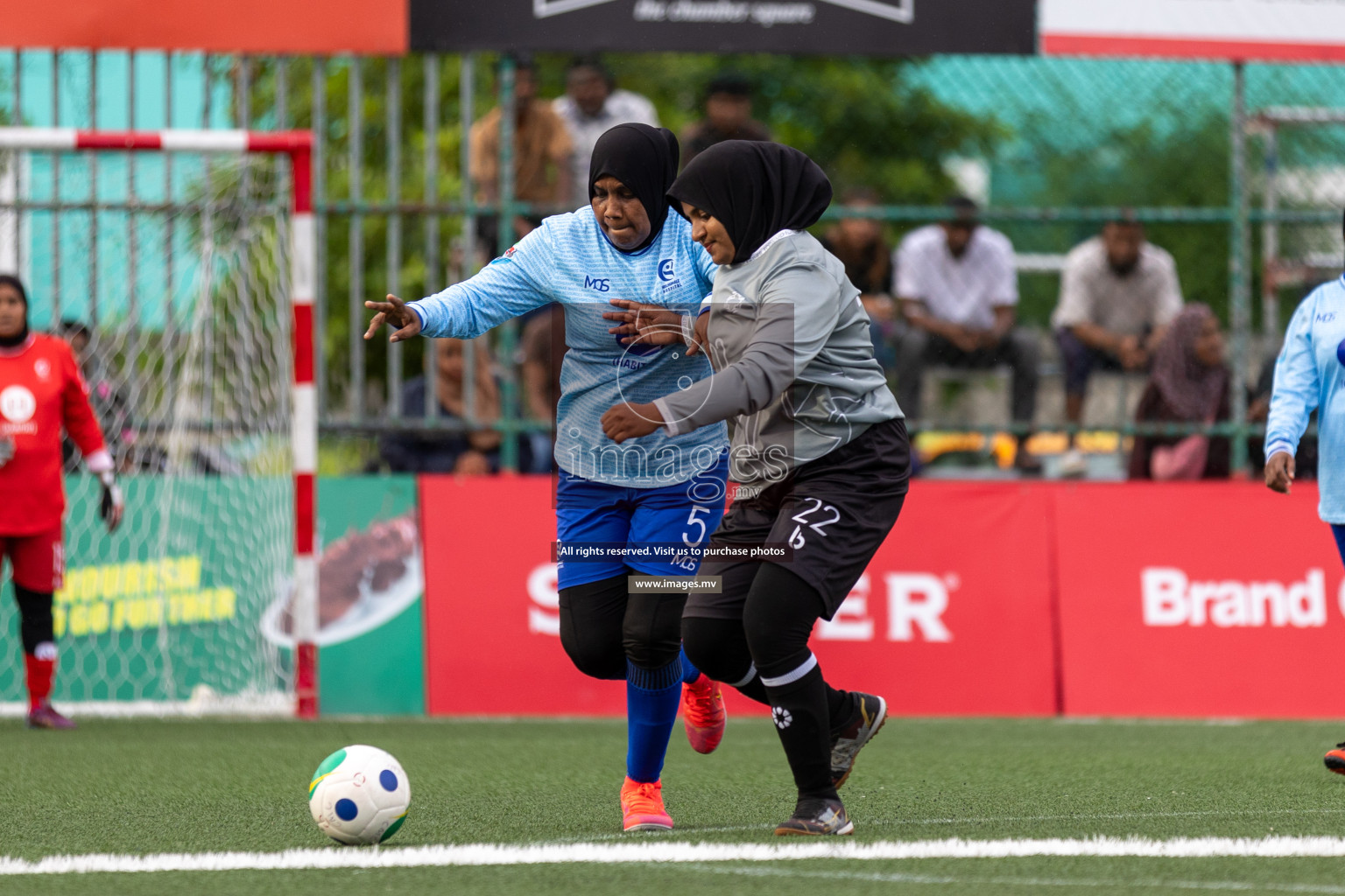 Hulhumale Hospital vs MIRA SC in 18/30 Futsal Fiesta Classic 2023 held in Hulhumale, Maldives, on Friday, 21st July 2023 Photos: Mohamed Mahfooz Moosa / images.mv