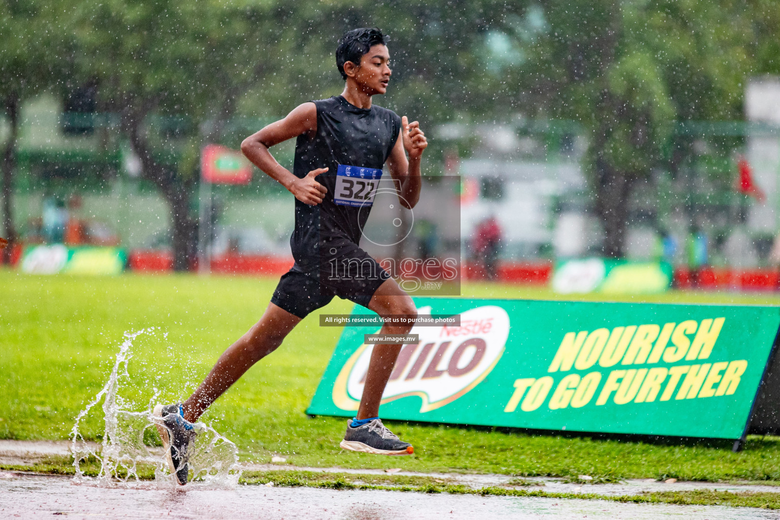 Day 2 of National Athletics Championship 2023 was held in Ekuveni Track at Male', Maldives on Friday, 24th November 2023. Photos: Hassan Simah / images.mv